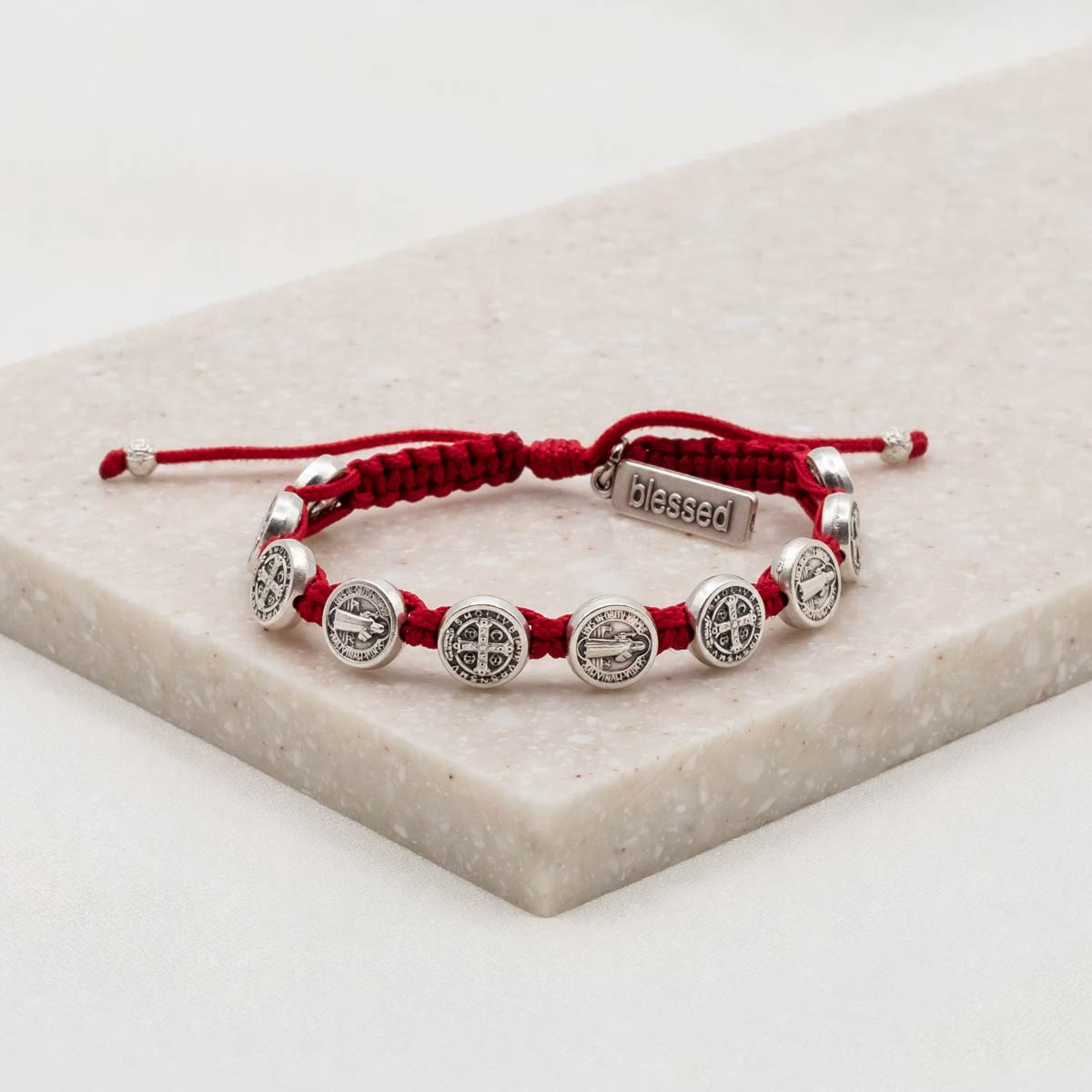 Benedictine Blessing Bracelet - Silver Medals