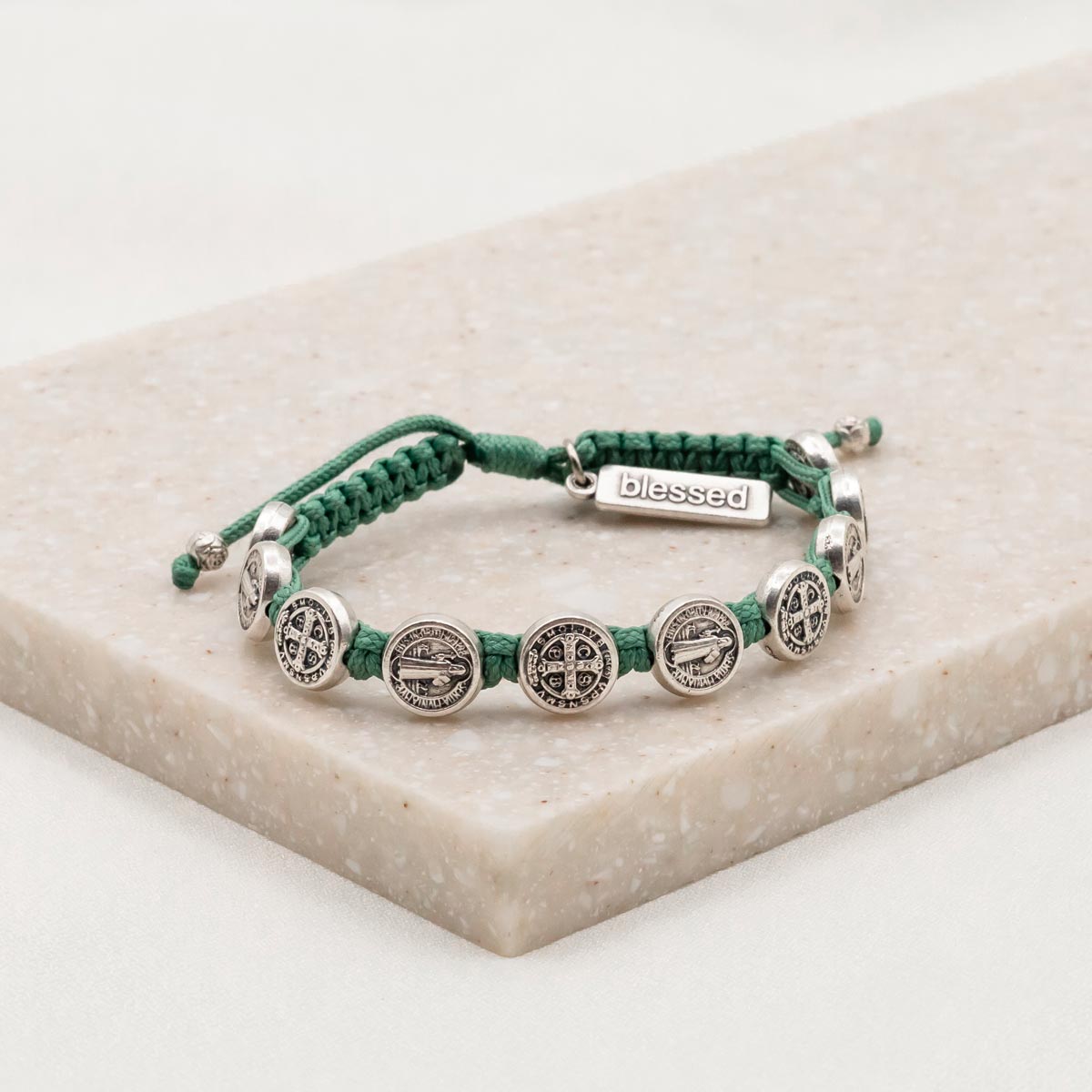 Benedictine Blessing Bracelet - Silver Medals