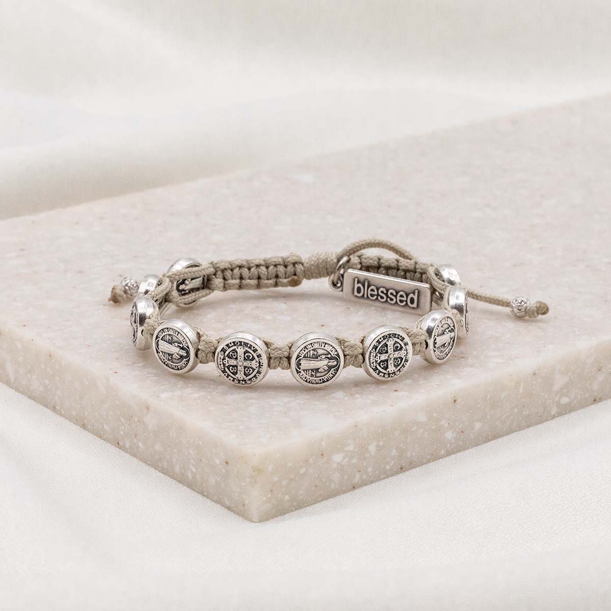 Benedictine Blessing Bracelet - Silver Medals