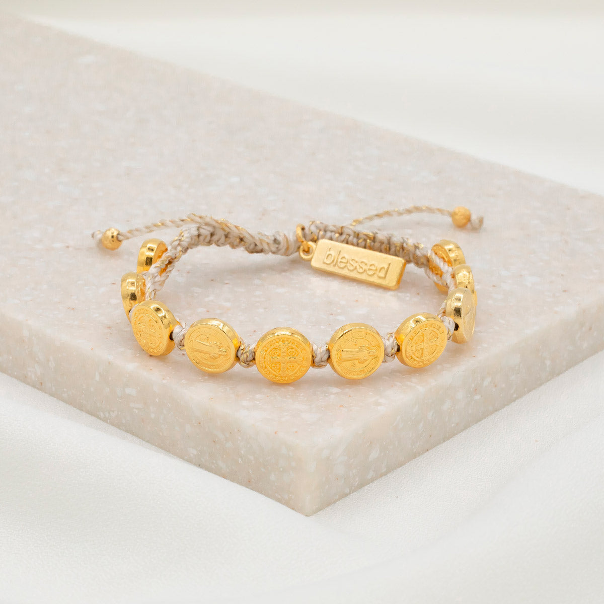 Benedictine Blessing Bracelet - Gold Medals