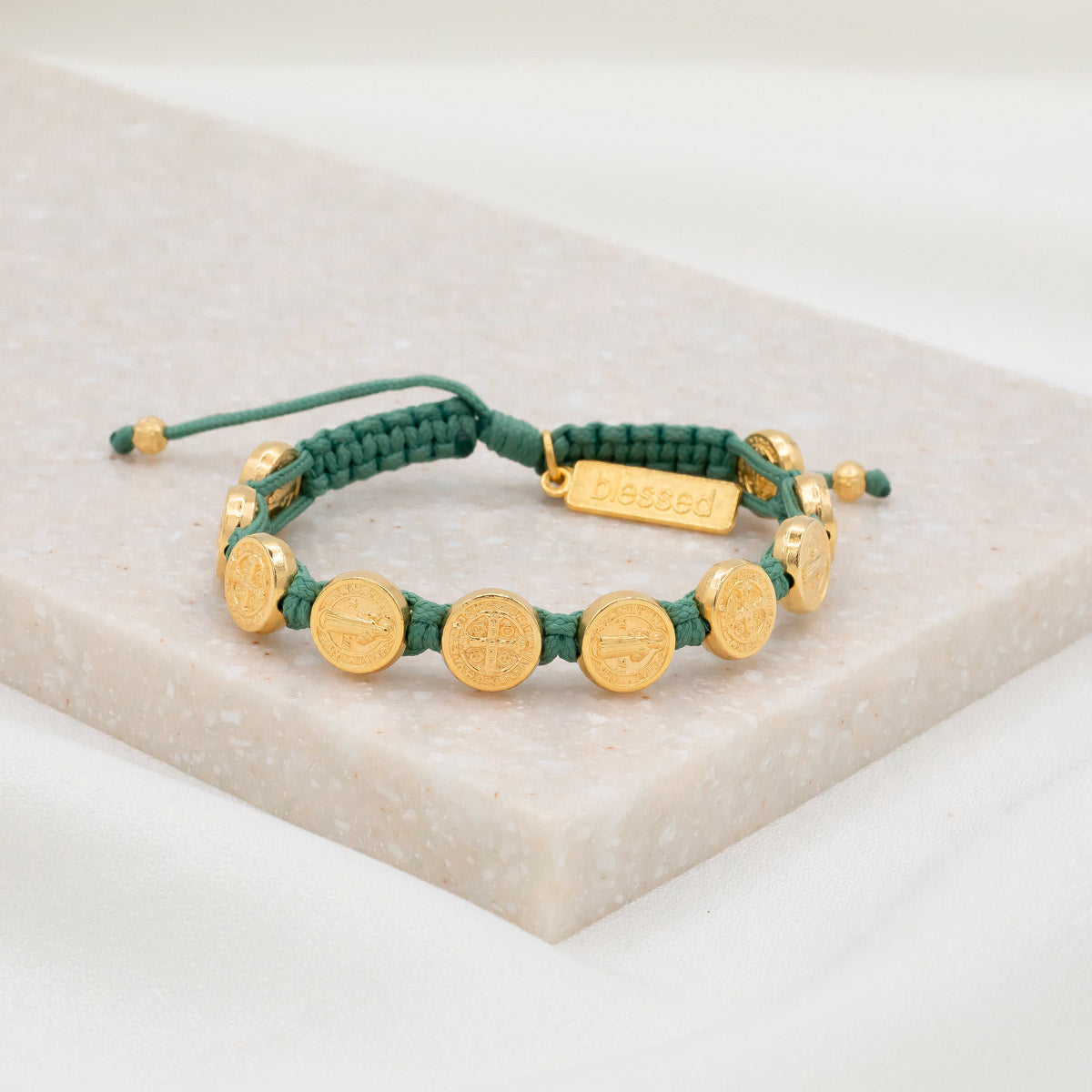 Benedictine Blessing Bracelet - Gold Medals