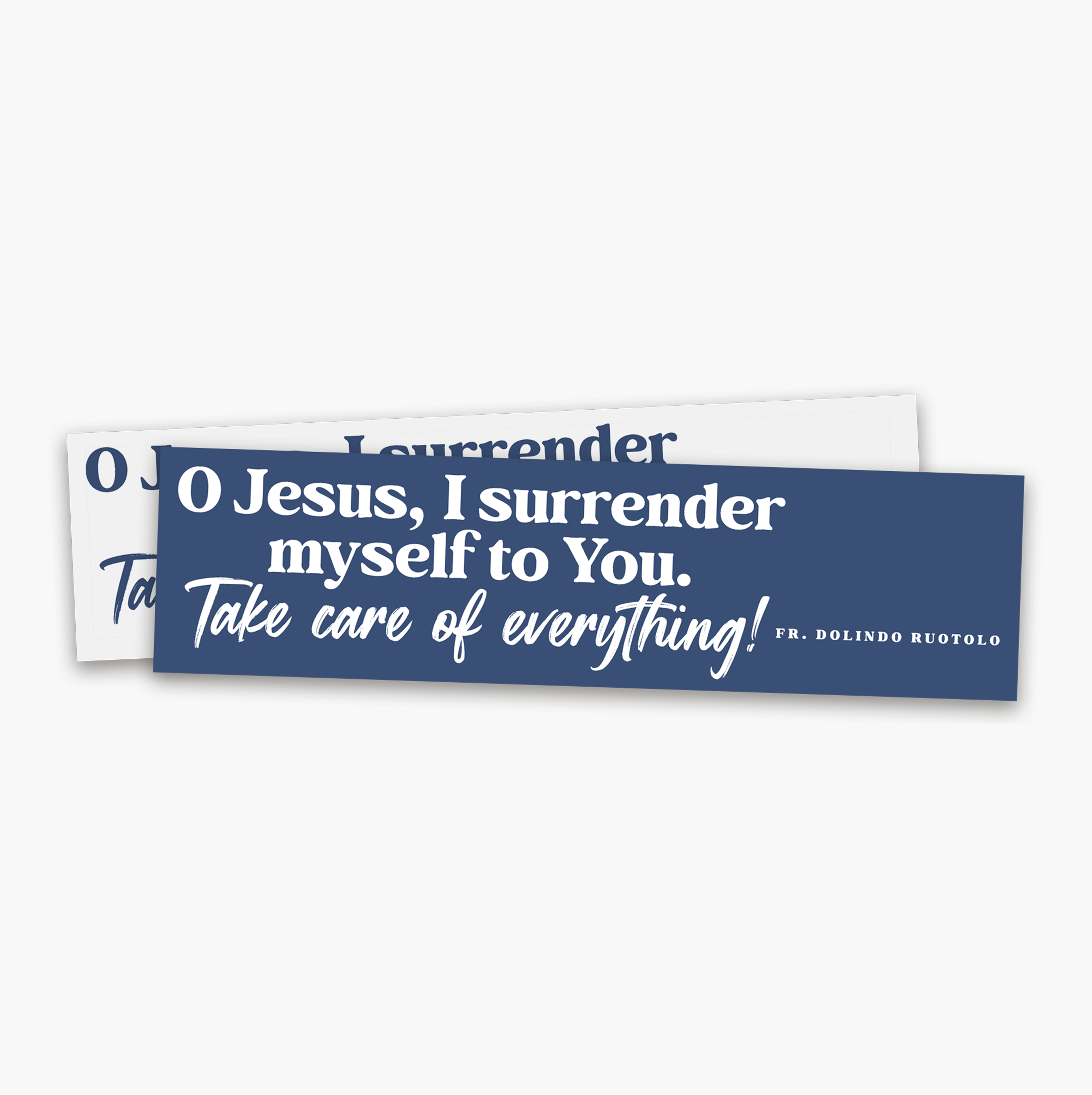 Surrender Novena Bumper Sticker