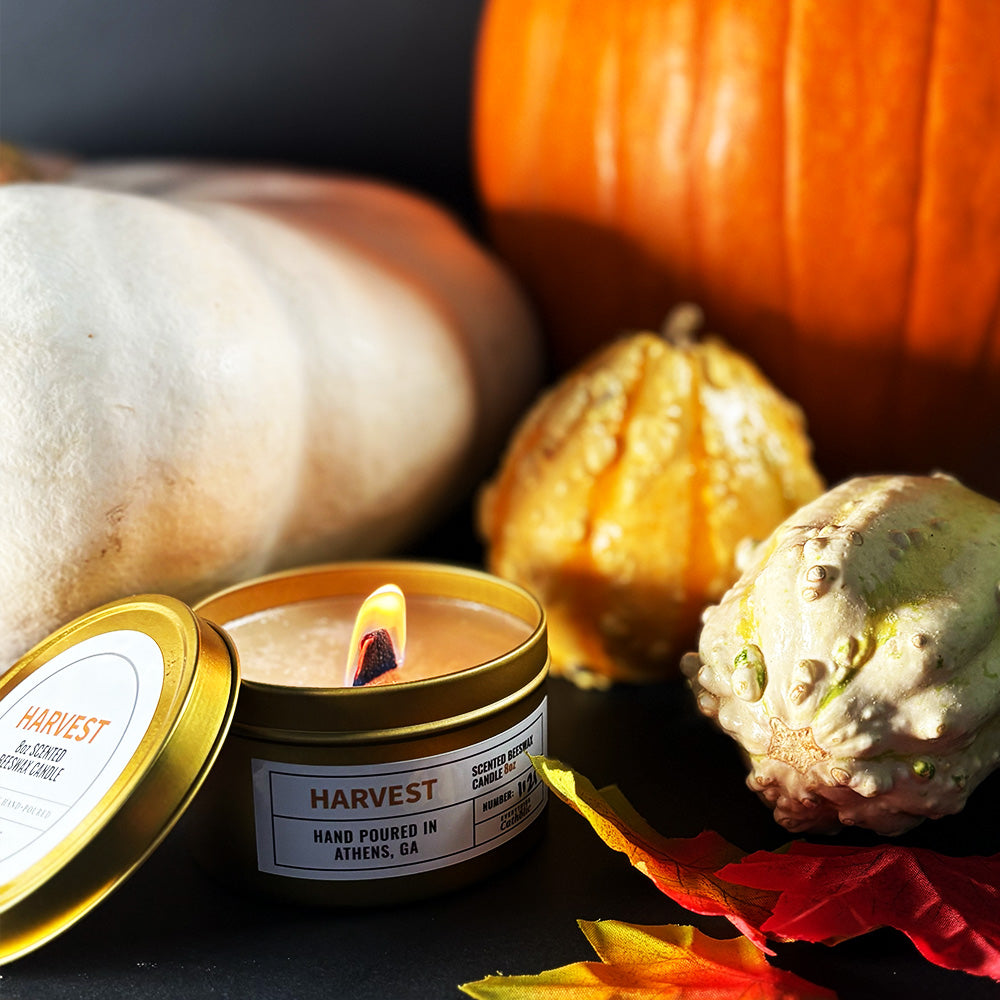 Harvest Beeswax Candle