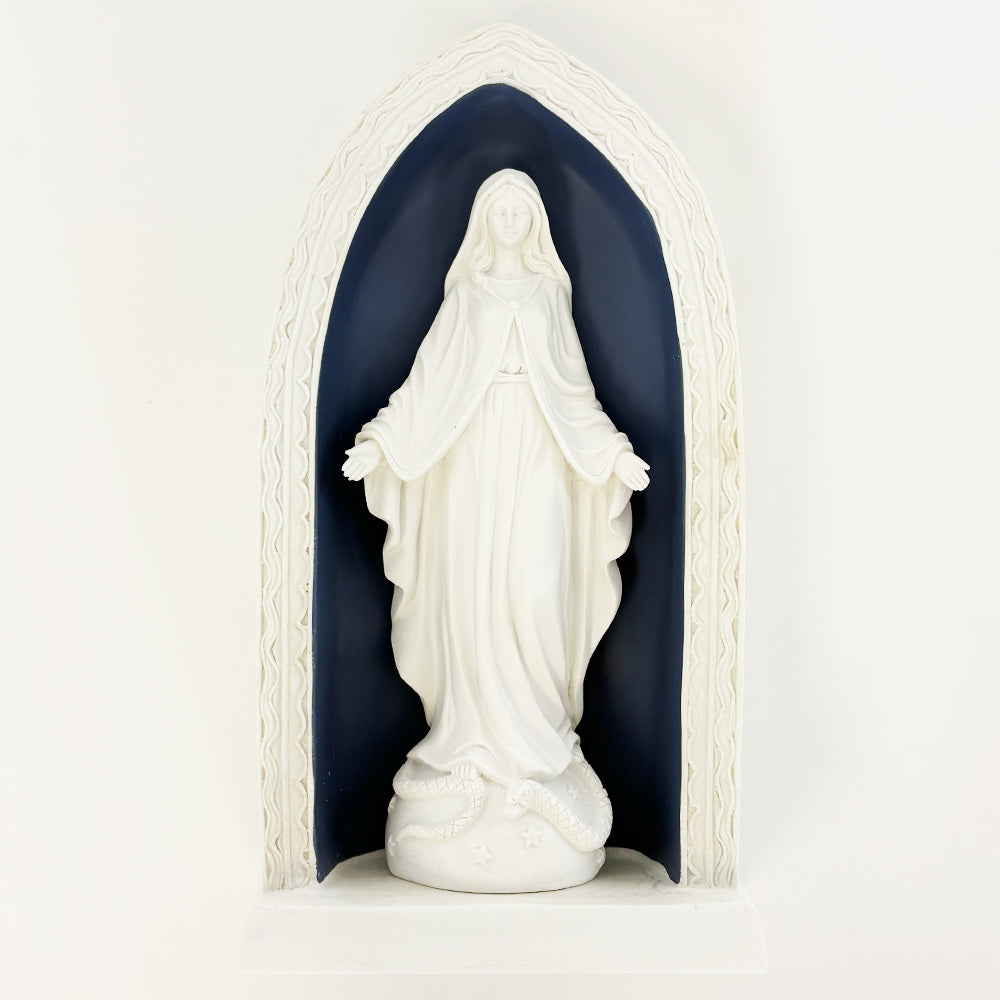 10.25" Our Lady of Grace Arched Statue