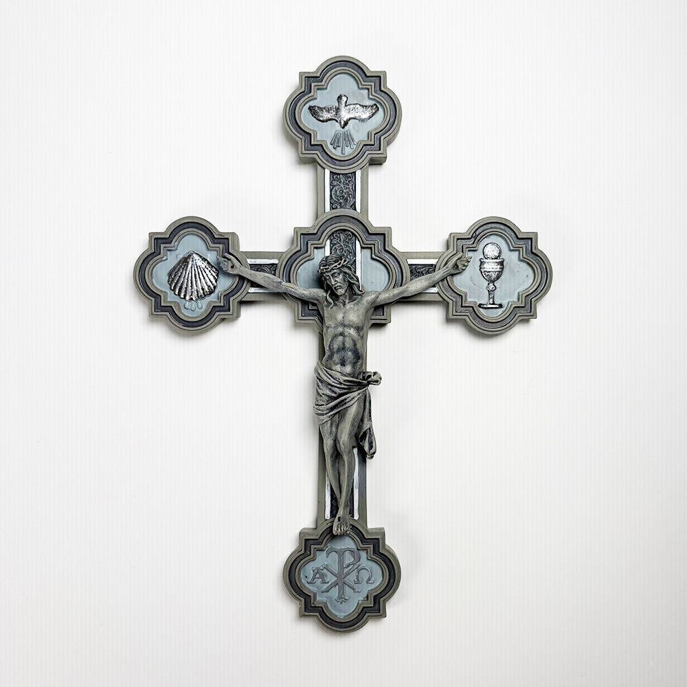 OCIA Wall Crucifix 8"