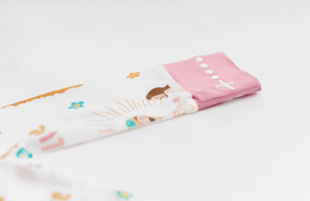 Our Lady of Guadalupe Footie Baby Pajamas