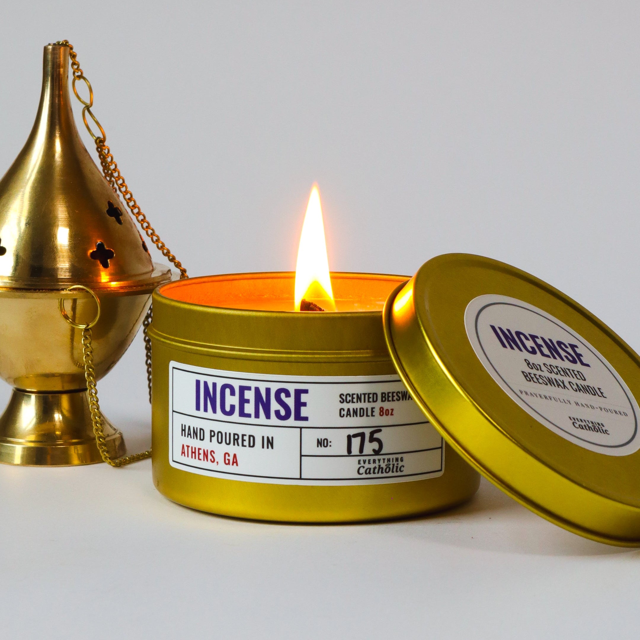Incense Beeswax Candle