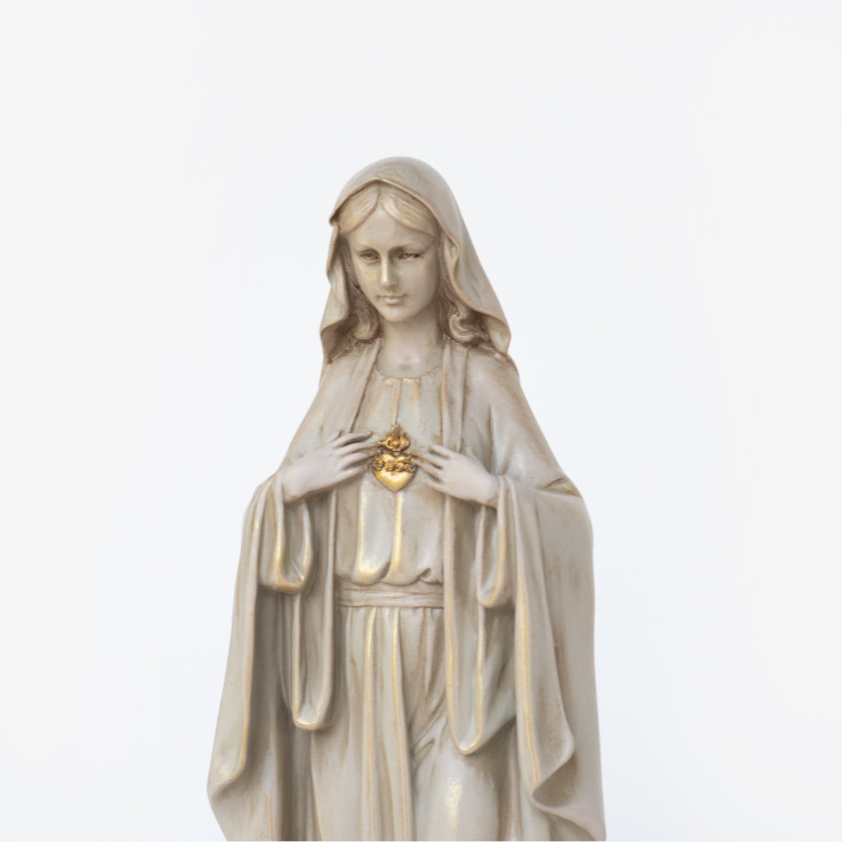 Ivory Immaculate Heart of Mary 13.75" Statue