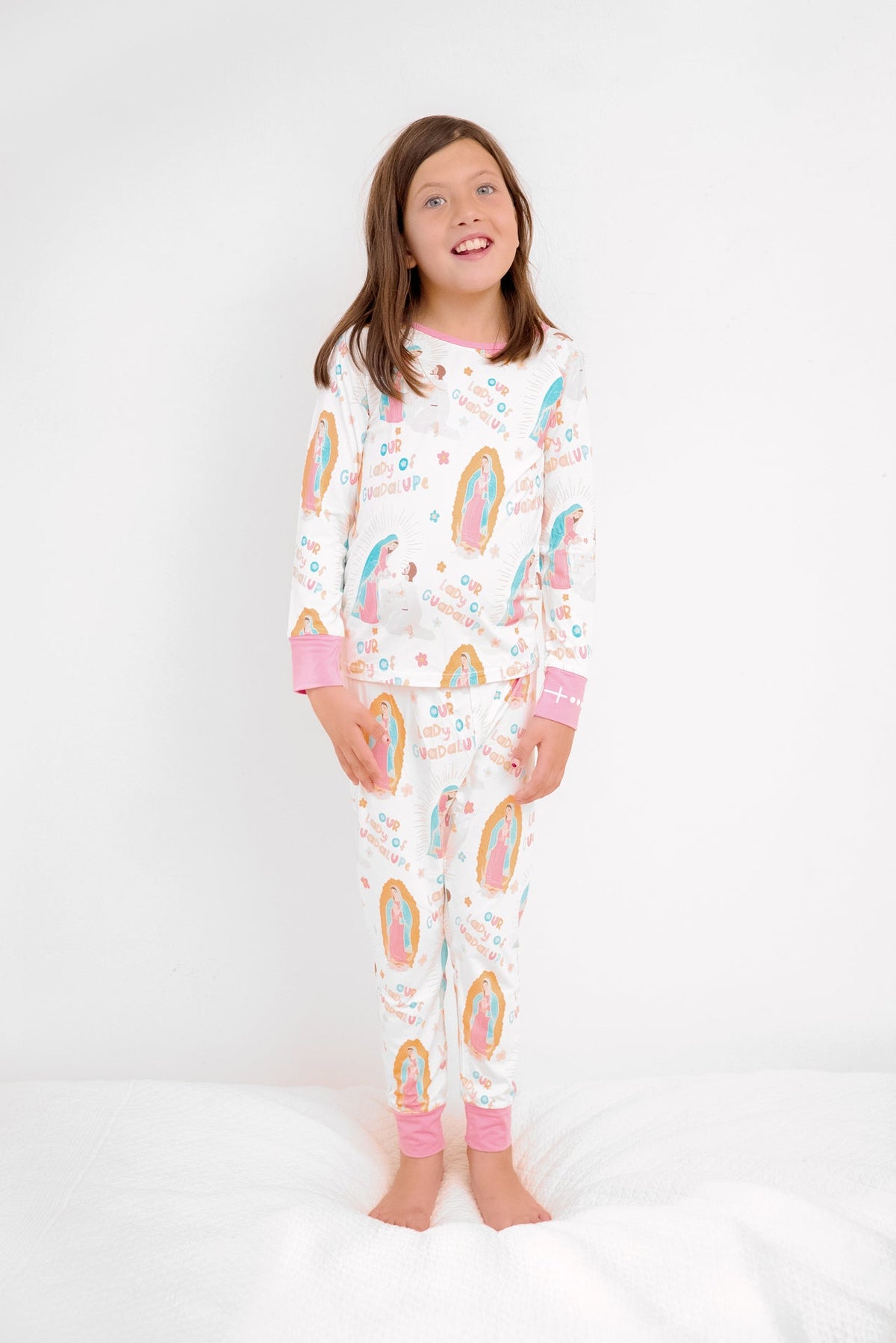 Our Lady of Guadalupe Two Piece Kids Pajamas