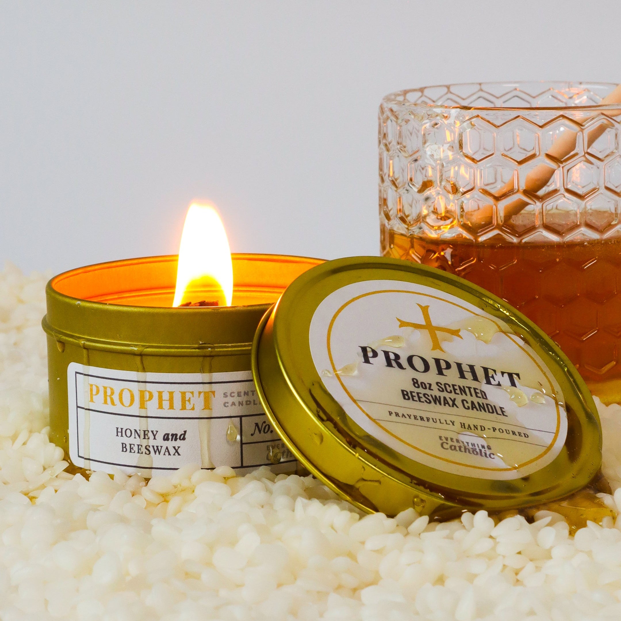 Prophet Scented Beeswax Candle