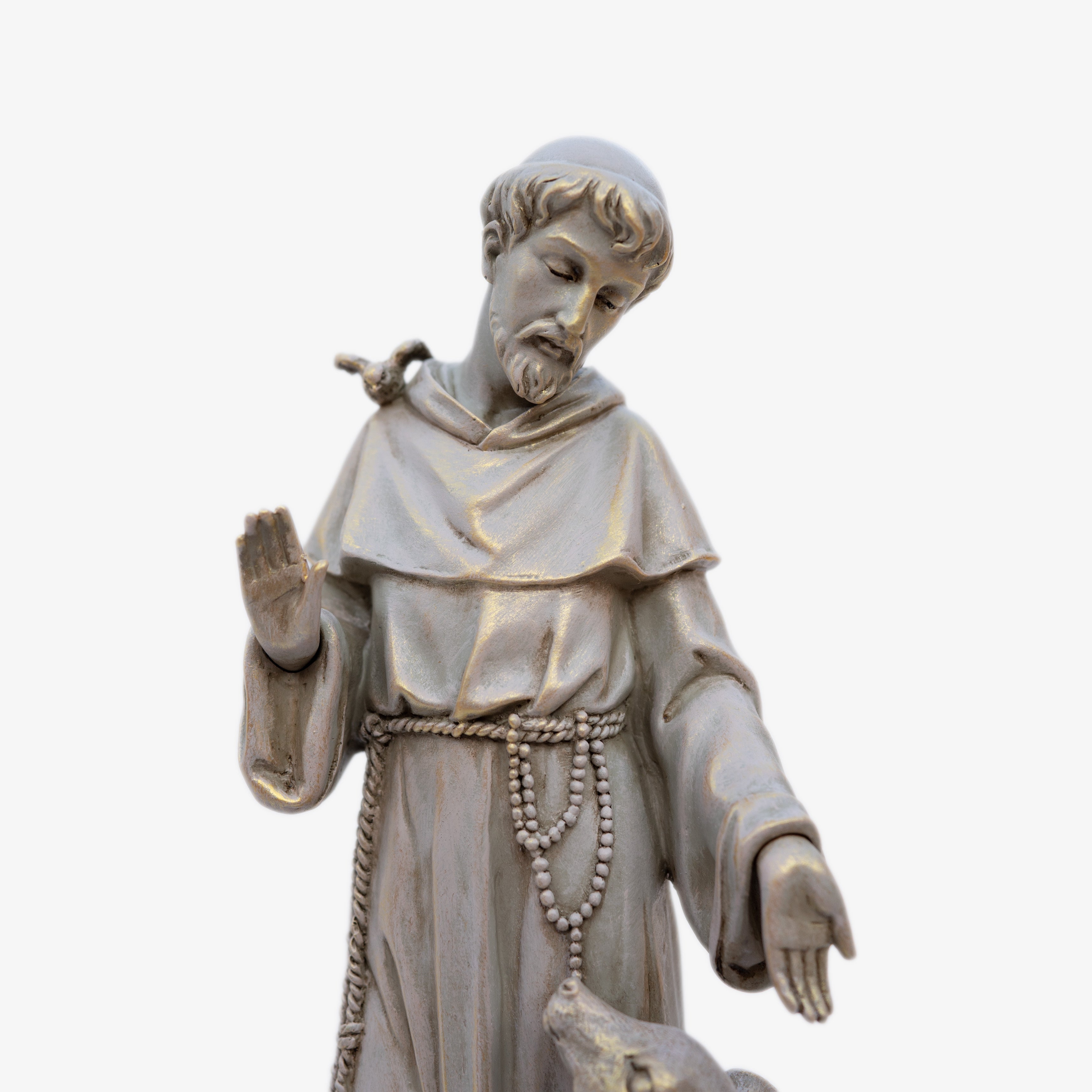 Ivory St. Francis of Assisi 13.75" Statue