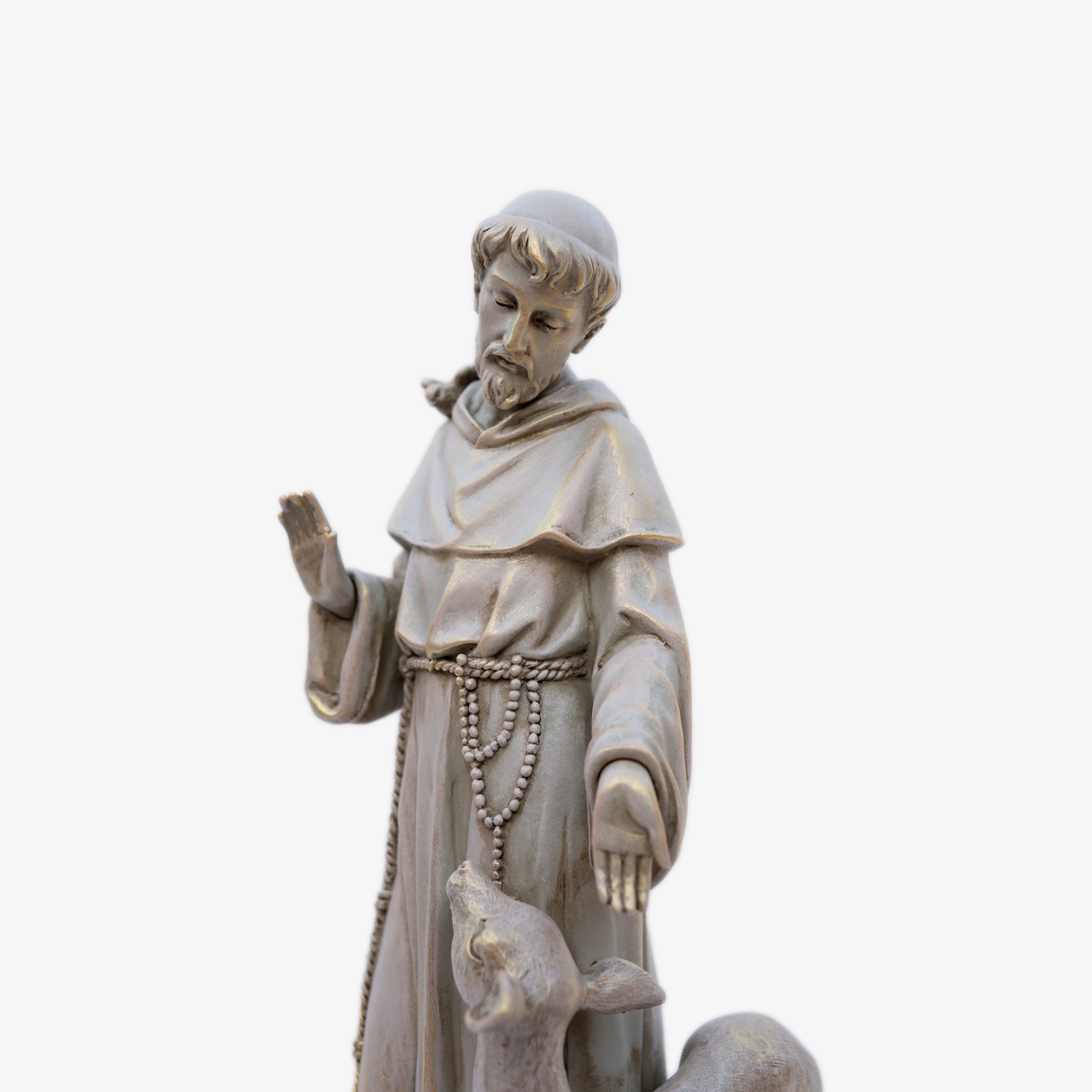 Ivory St. Francis of Assisi 13.75" Statue