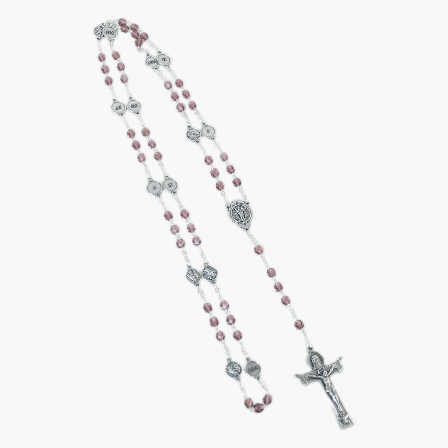 Purple Stations of the Cross Rosary