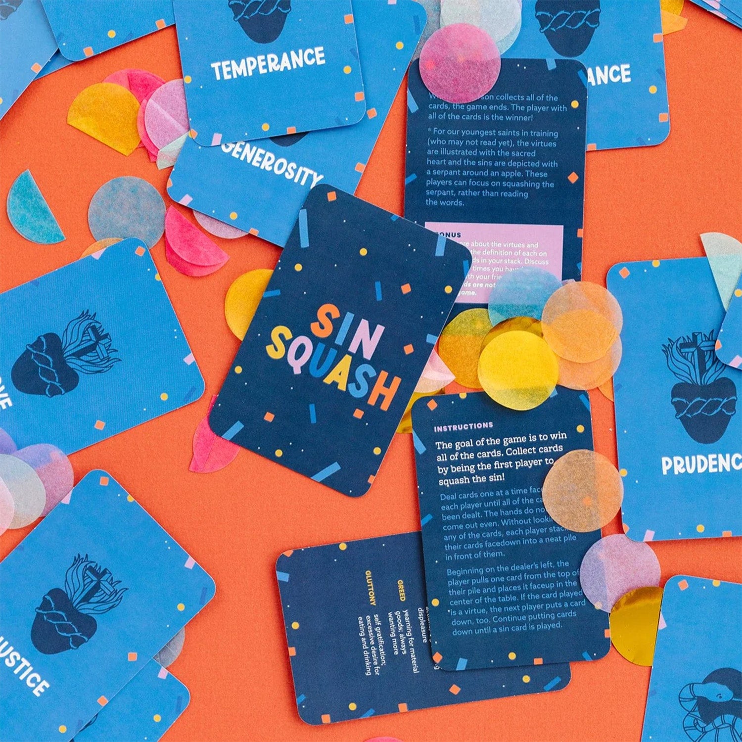 "Sin Squash" Card Game