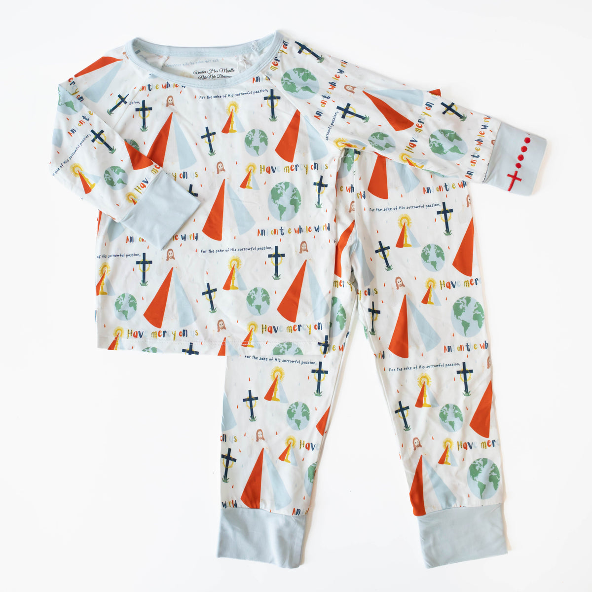 Divine Mercy Two Piece Kids Pajamas