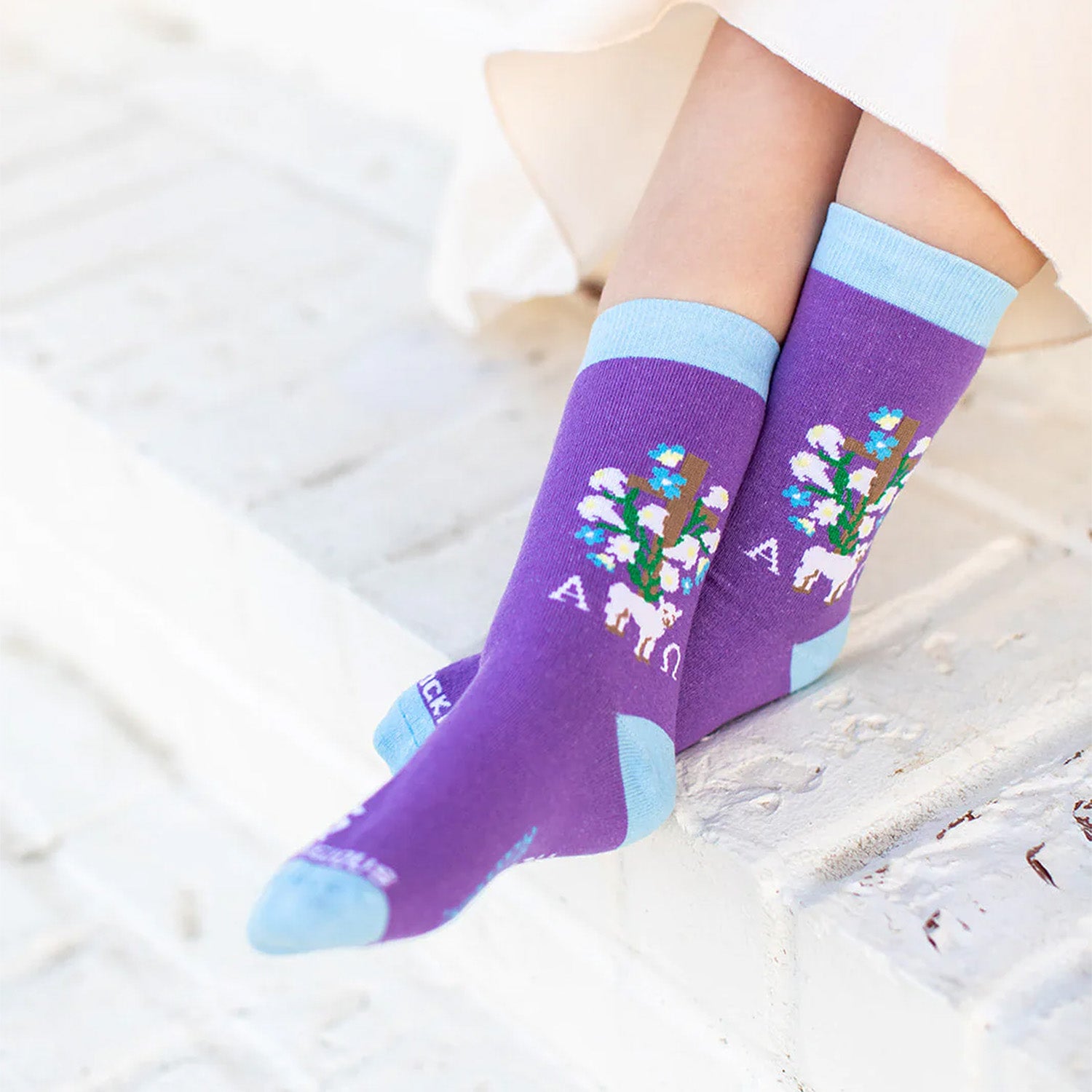 Easter Bloom Youth Socks