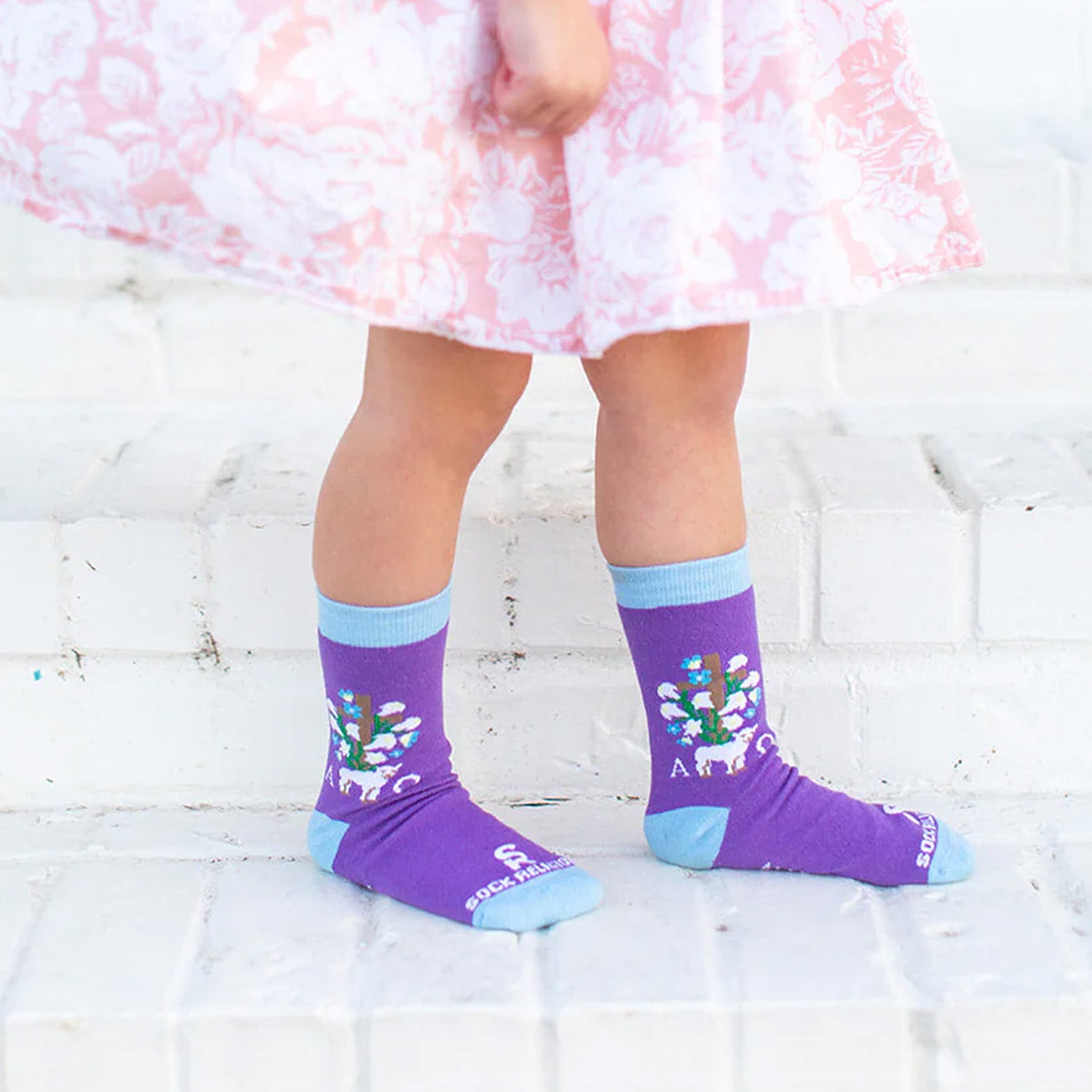 Easter Bloom Youth Socks