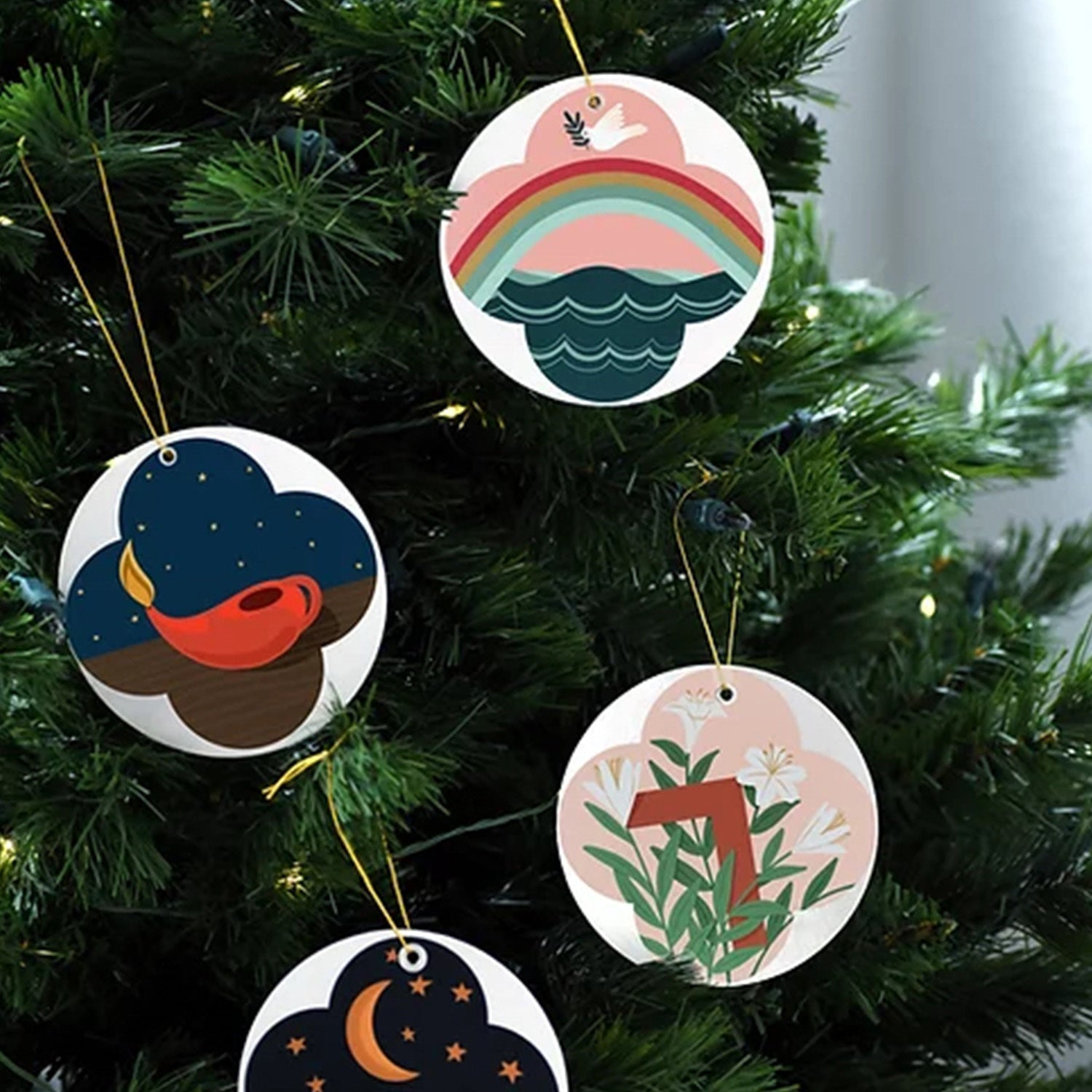 Jesse Tree Pulpboard Ornaments and Book