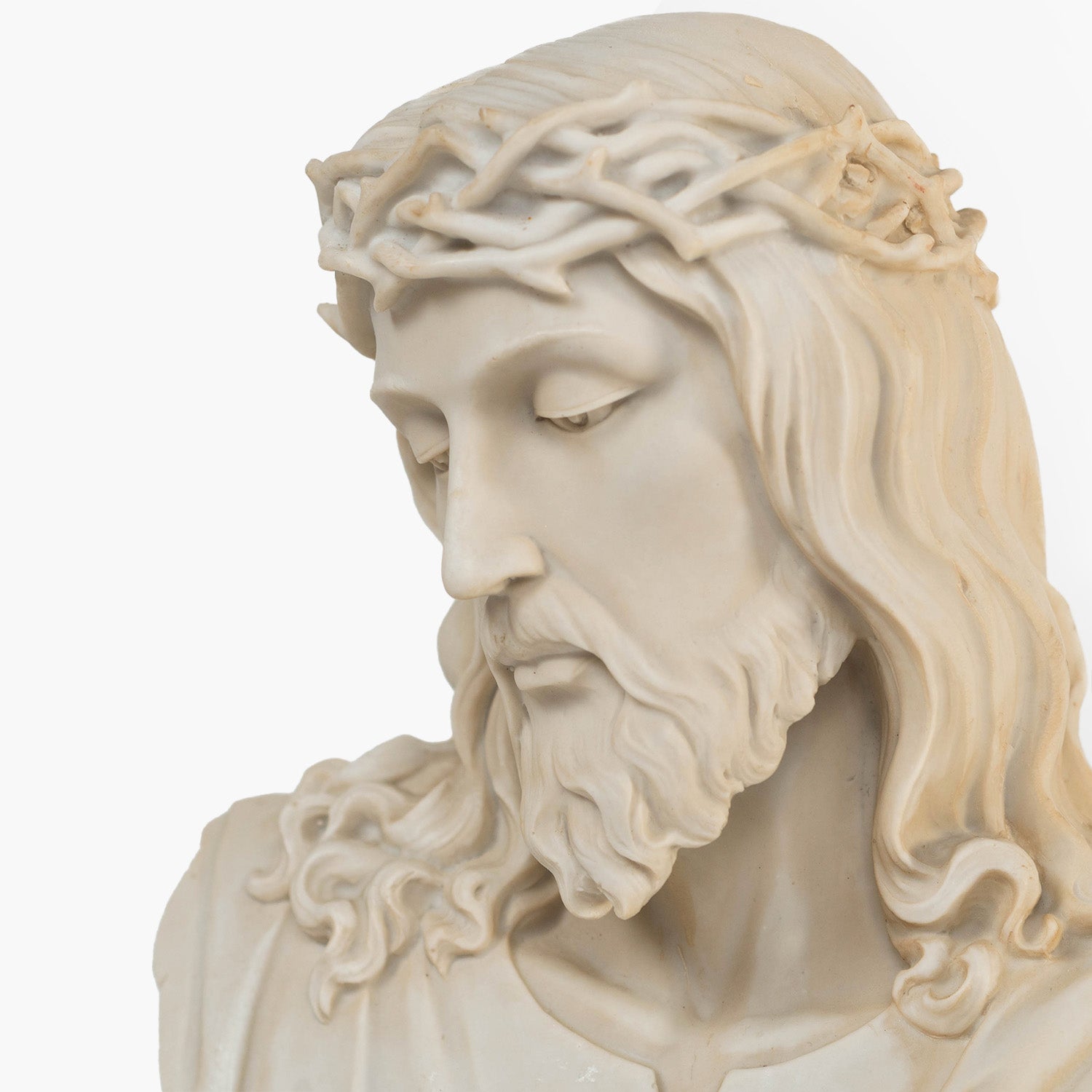 Ivory Jesus Bust