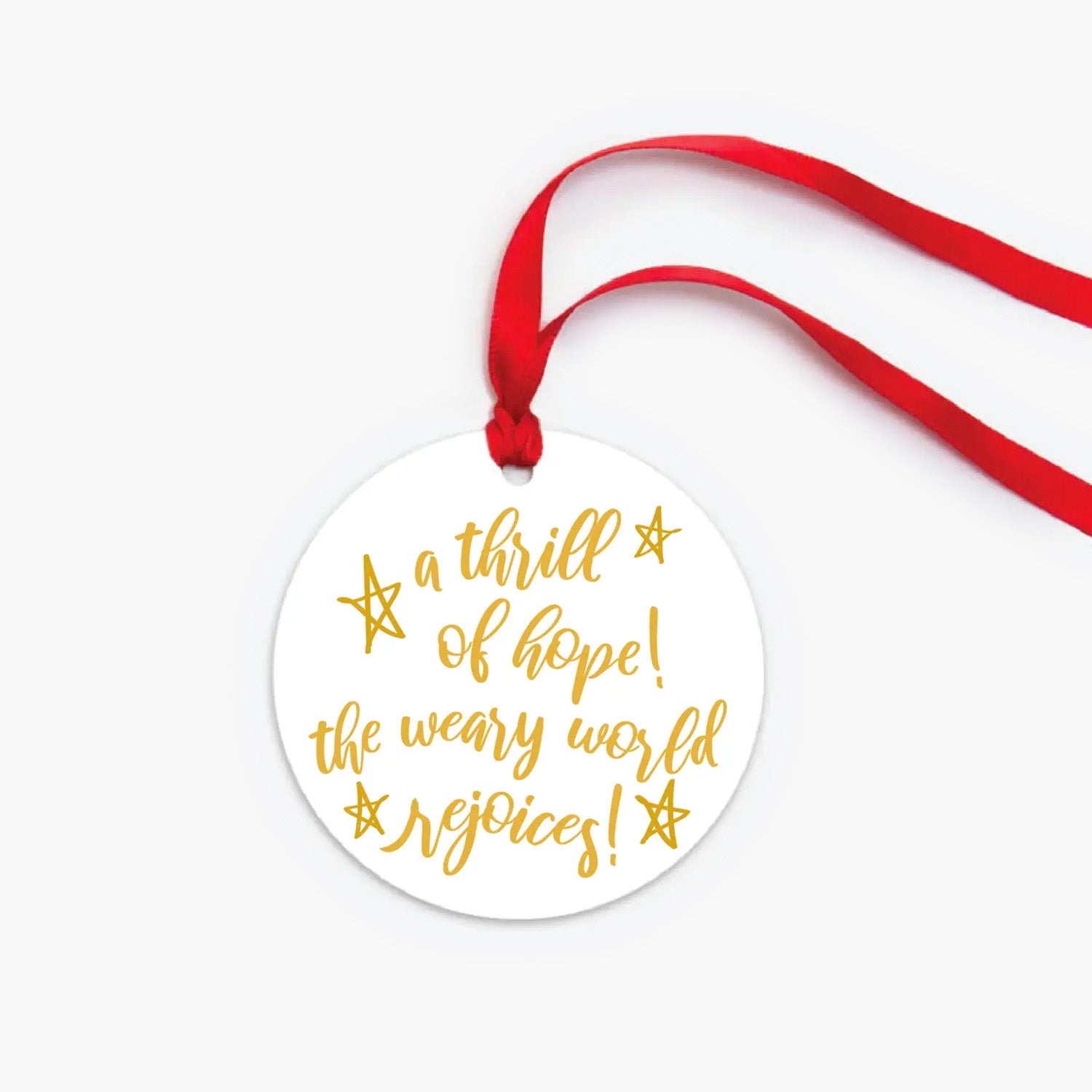 Thrill Of Hope - Night Divine Christmas Ornament