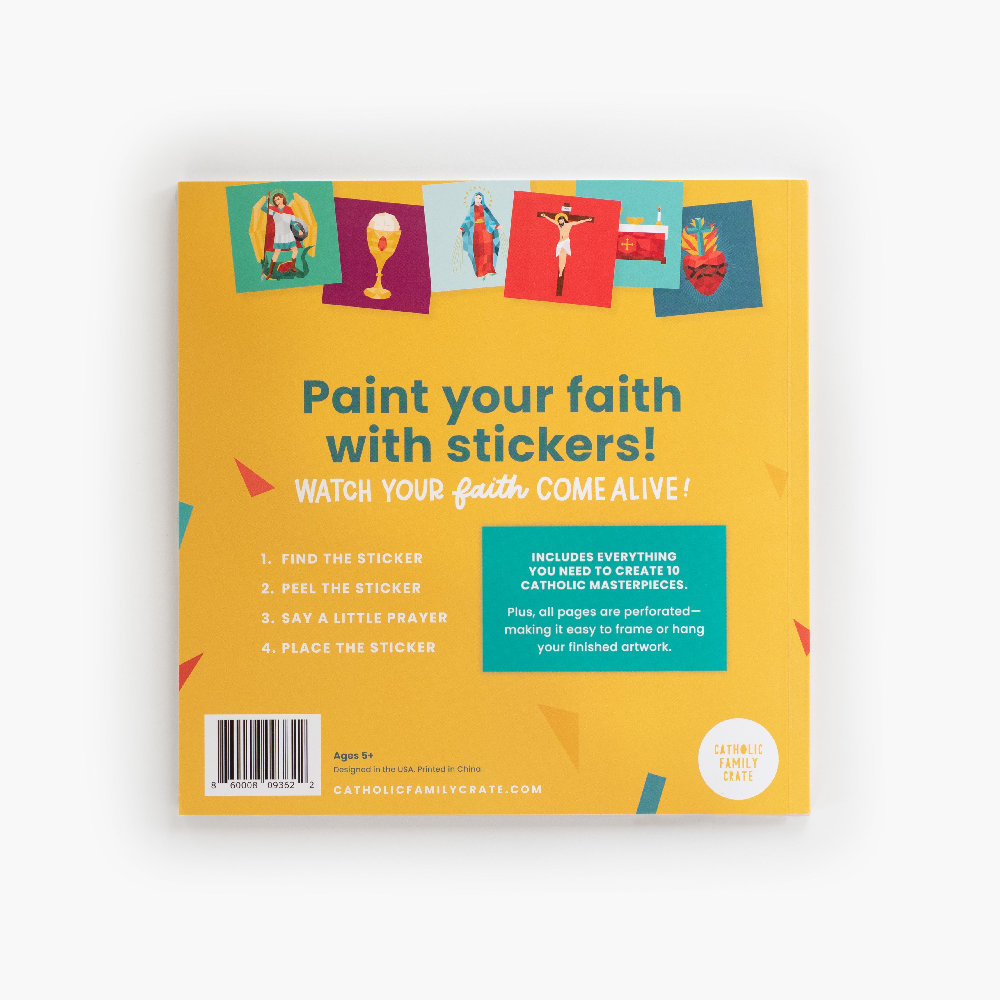 Pray by Sticker: Paint-by-Number Stickerbook