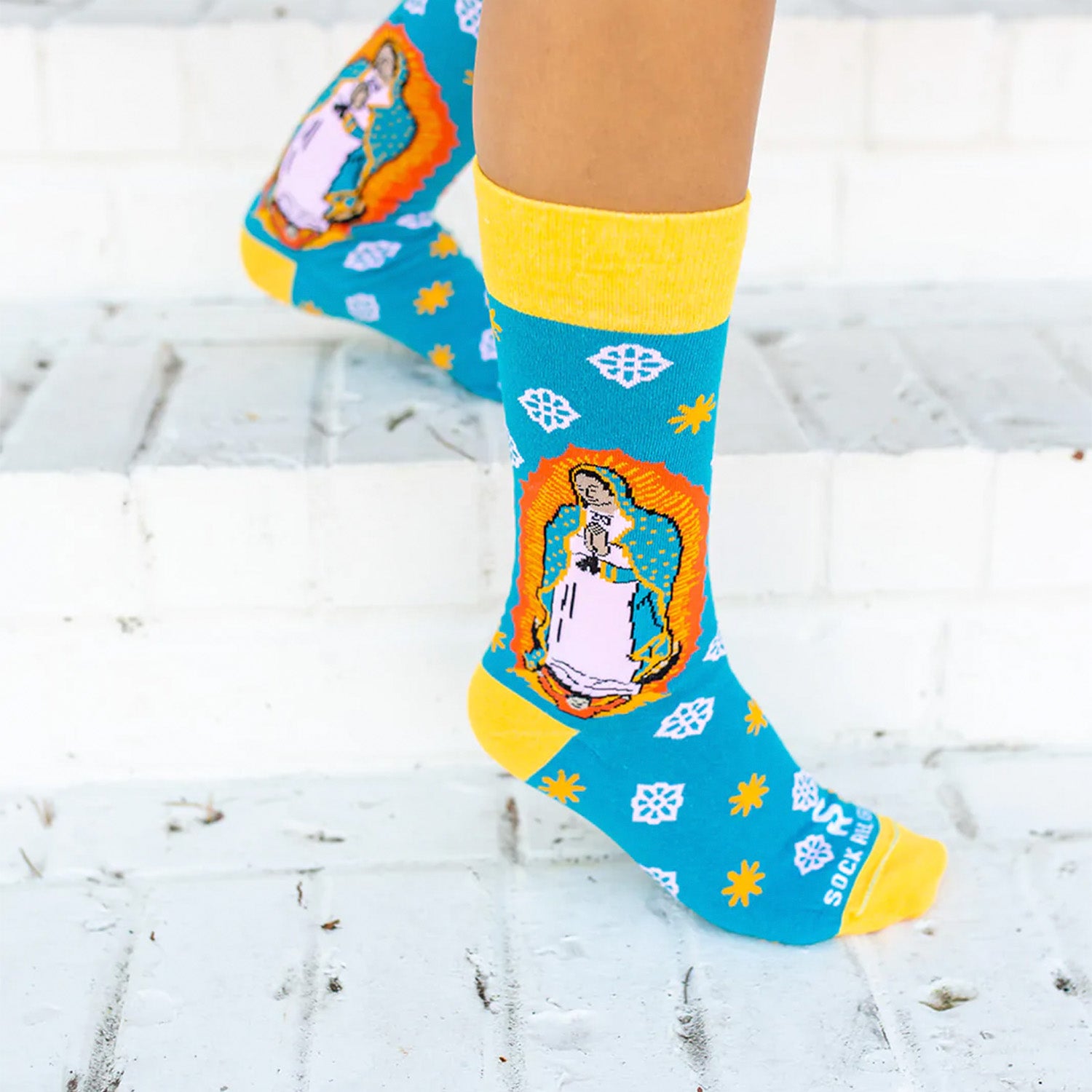 Our Lady of Guadalupe Socks