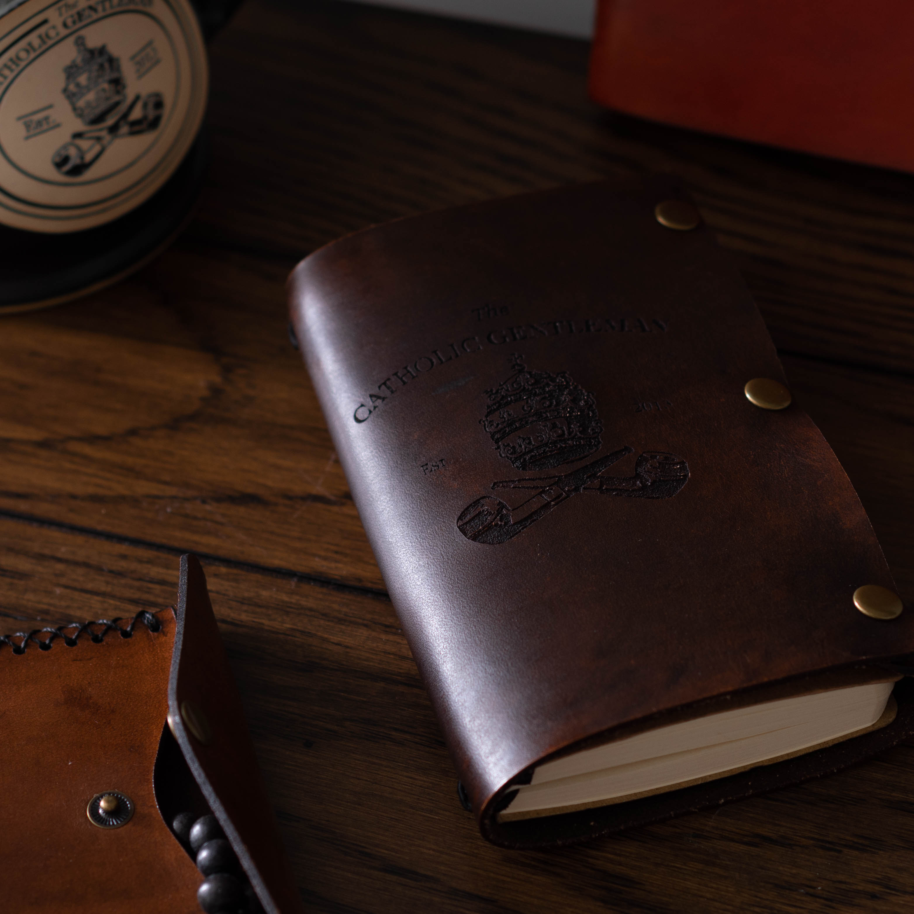 The Distinguished Leather Field Journal | The Catholic Gentleman