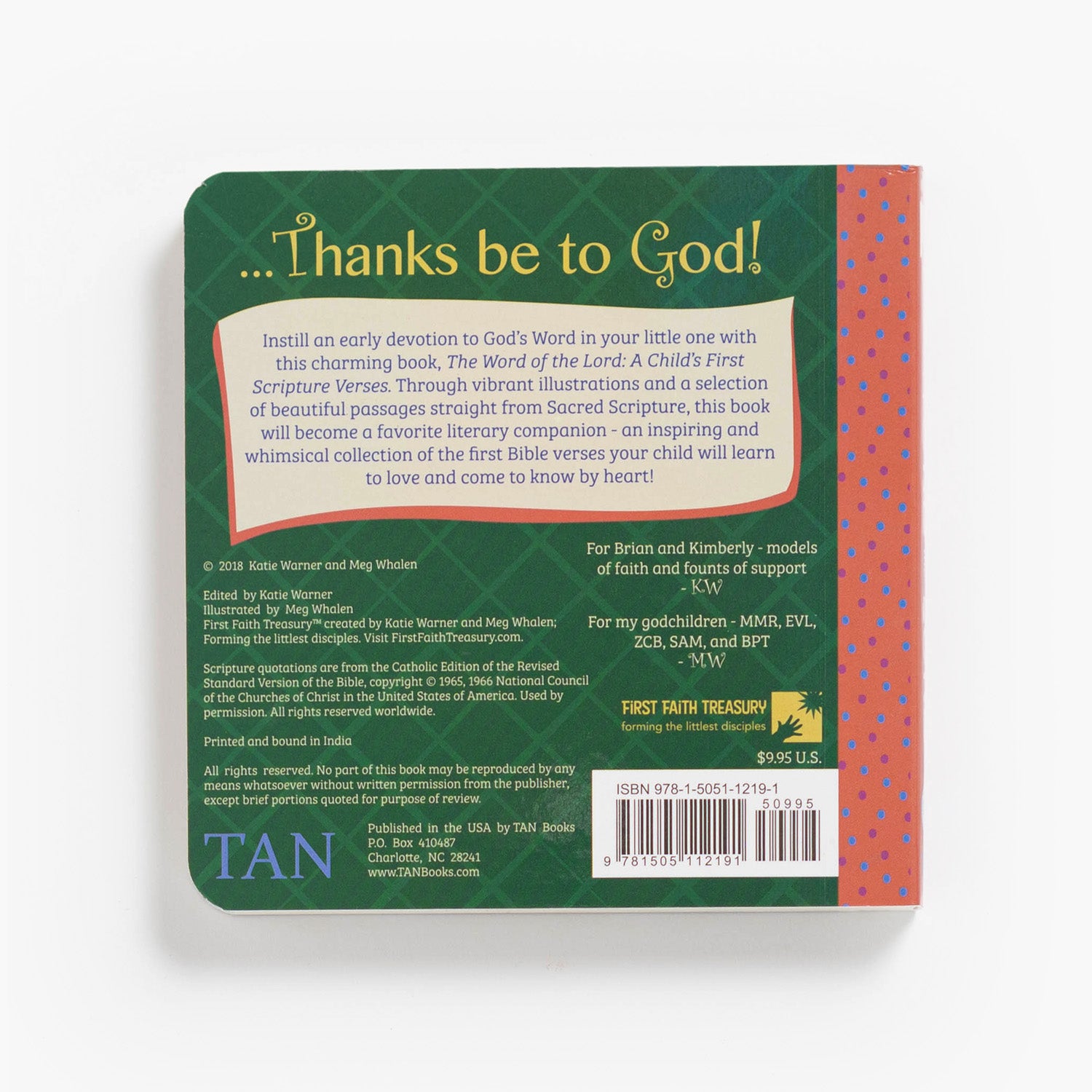 The Word of the Lord: A Child's First Scripture Verses