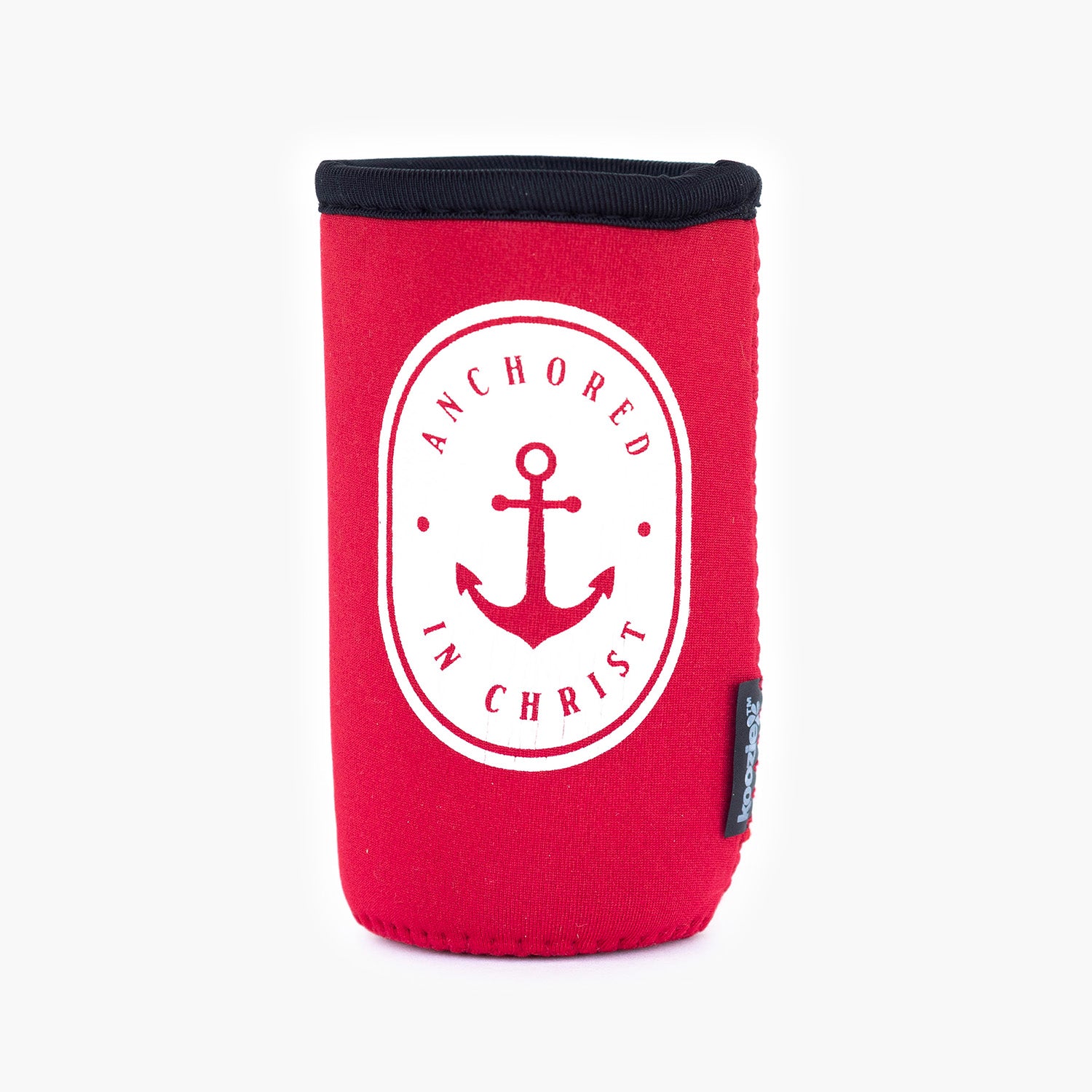 Anchored in Christ Slim Koozie