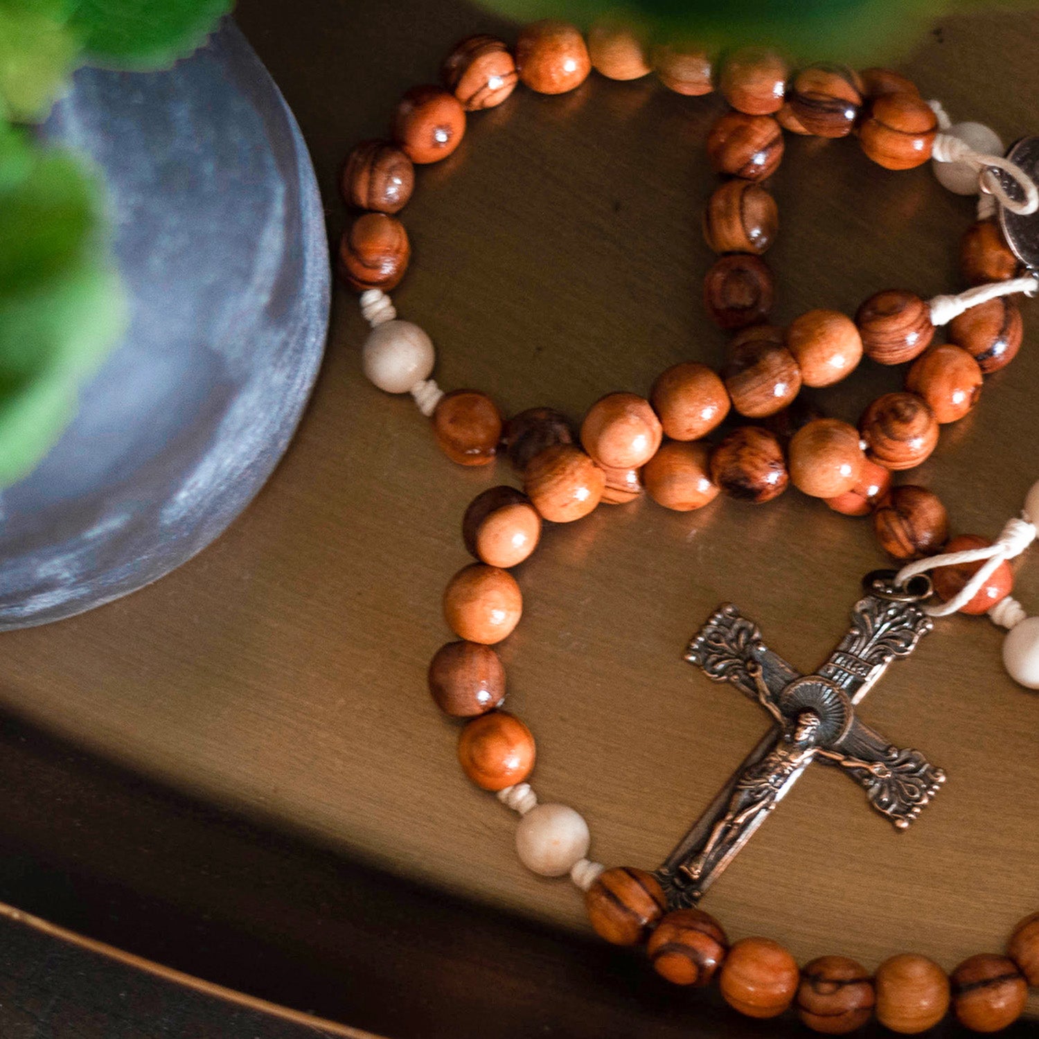 St. Joseph Olivewood Handmade Rosary