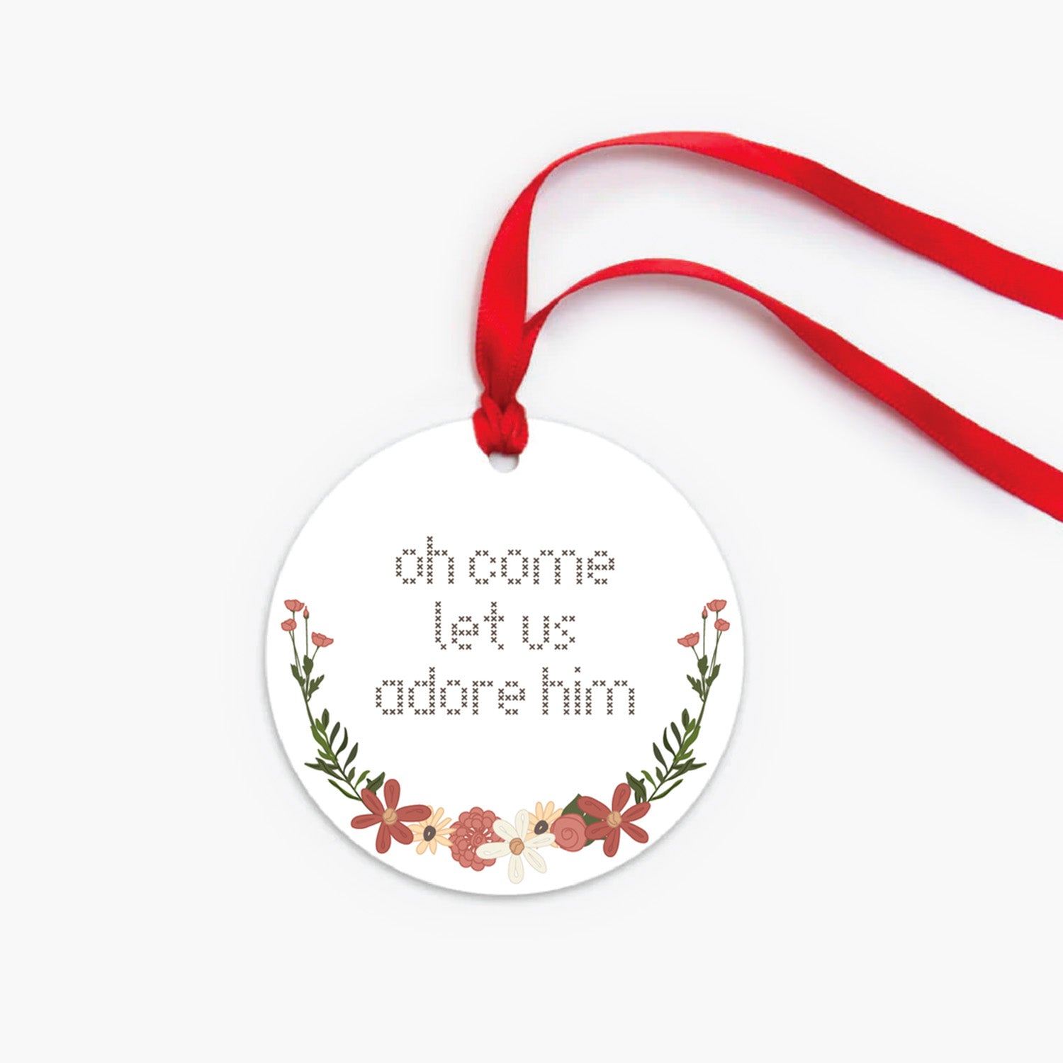 Come Let Us Adore Him Christmas Ornament