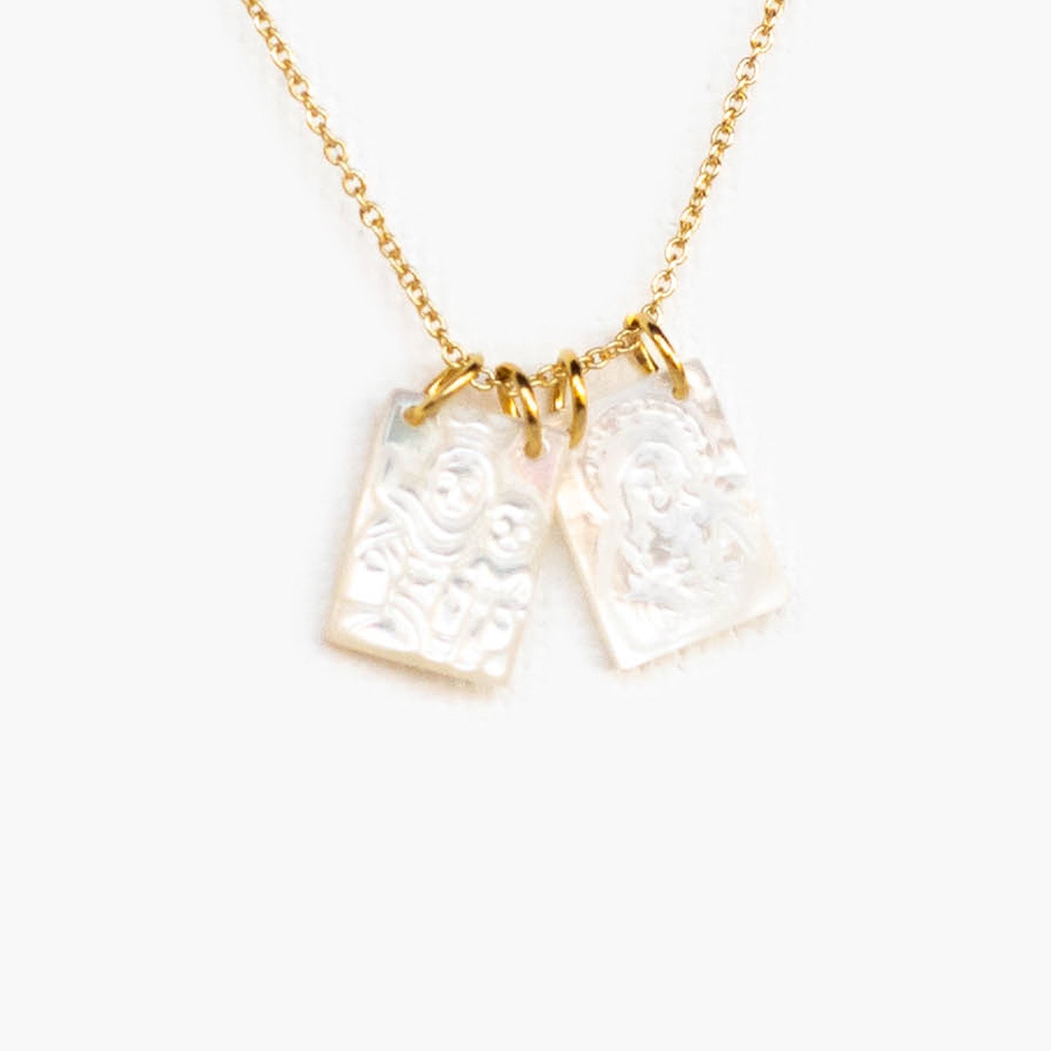 Opal Scapular Necklace