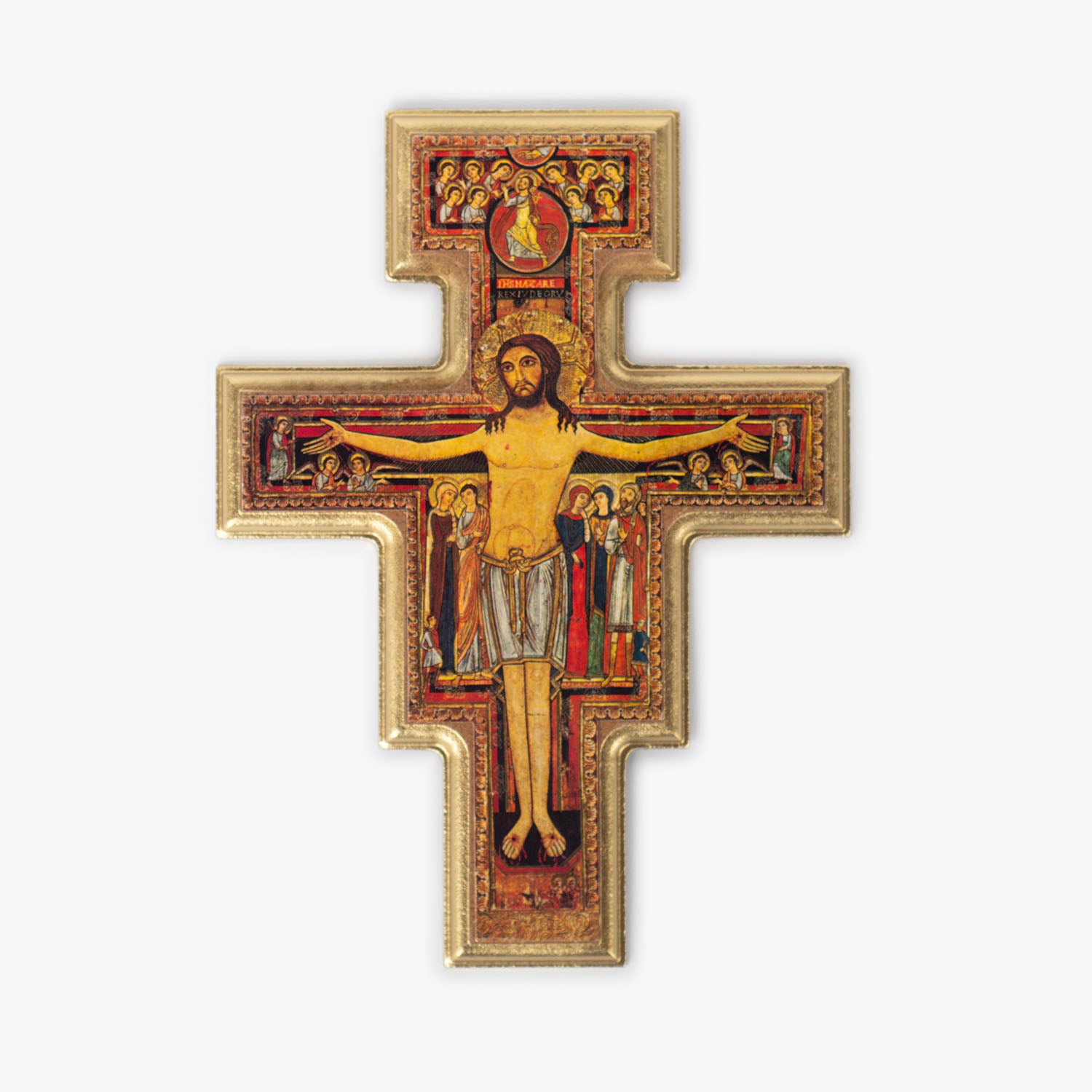 Saint Damiano Wood Crucifix