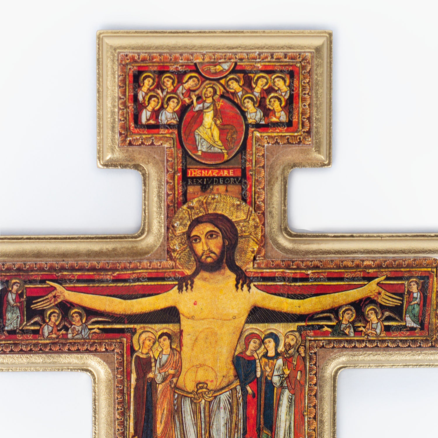 Saint Damiano Wood Crucifix