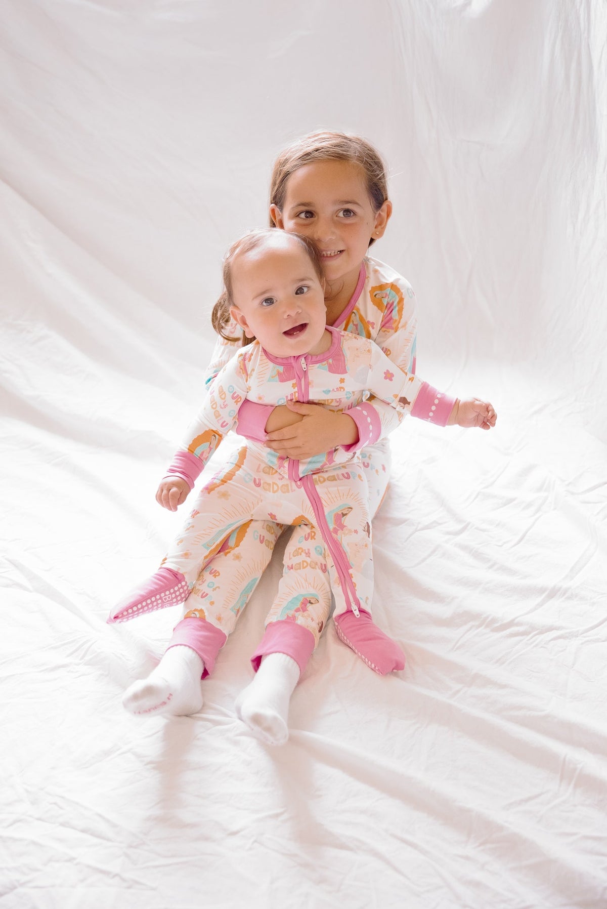 Our Lady of Guadalupe Footie Baby Pajamas