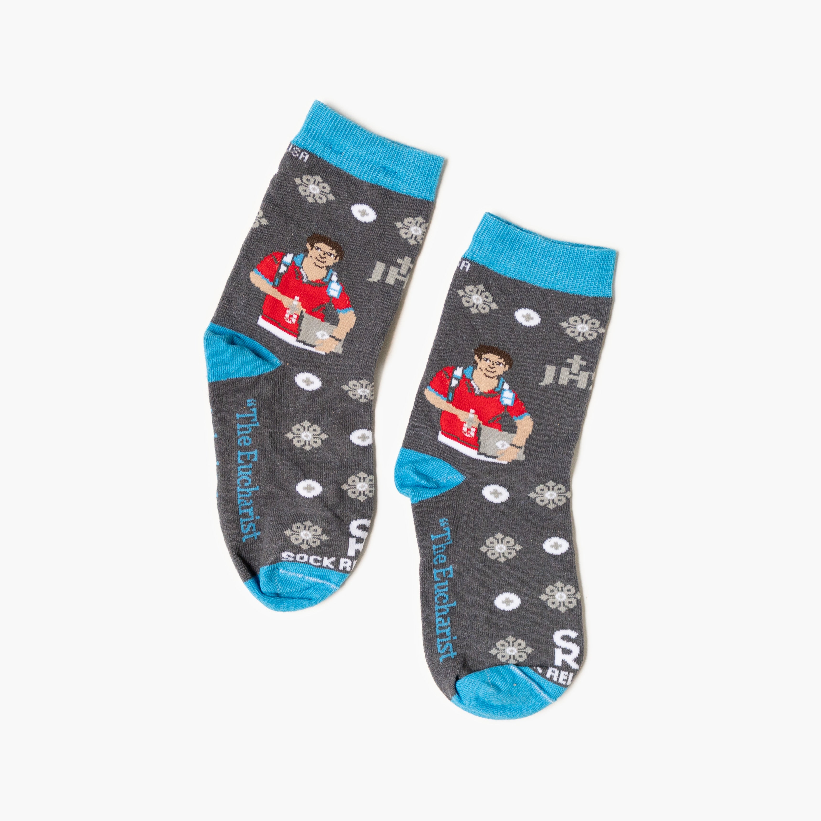 Bl. Carlo Acutis Eucharist Youth Socks