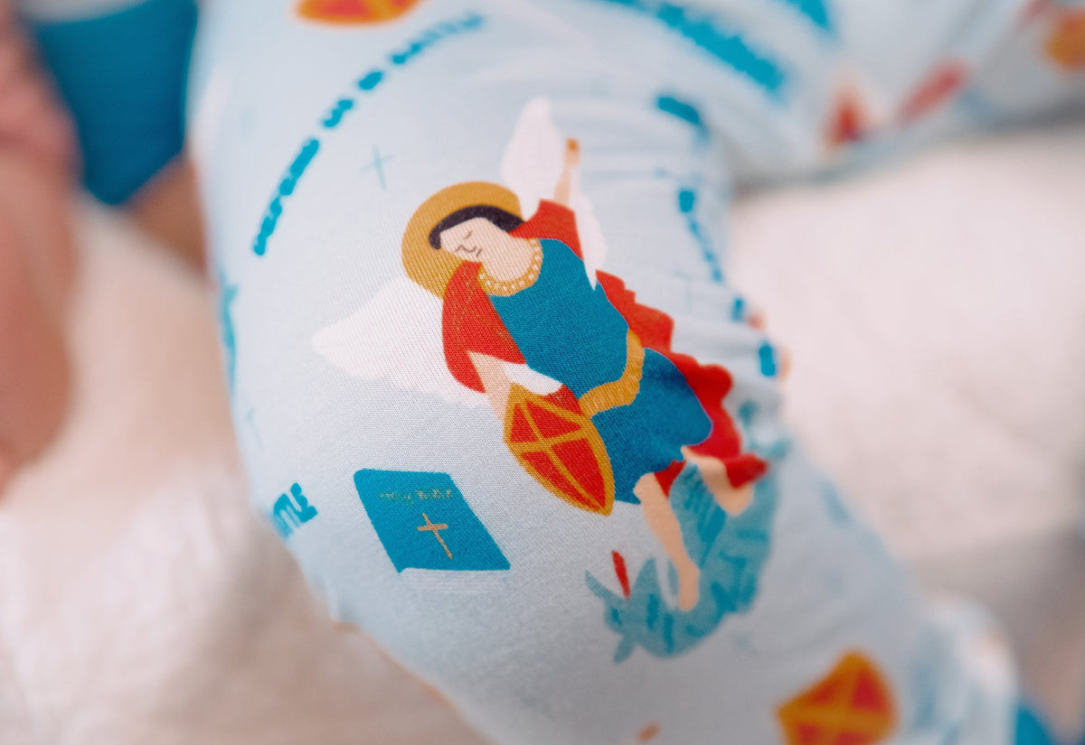St Michael the Archangel Two Piece Kids Pajamas