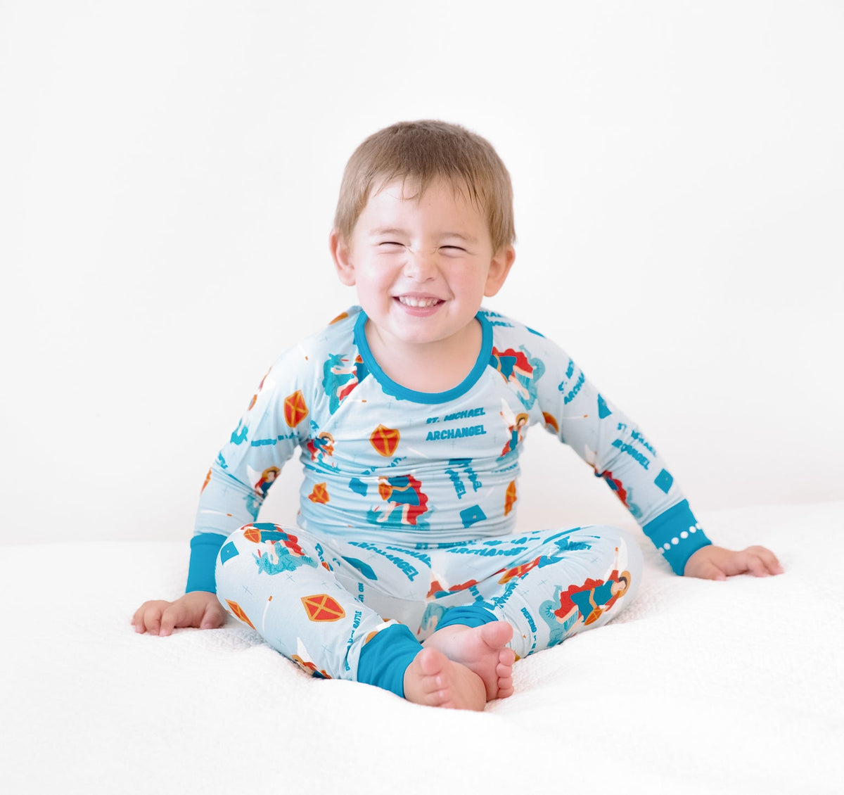 St Michael the Archangel Two Piece Kids Pajamas