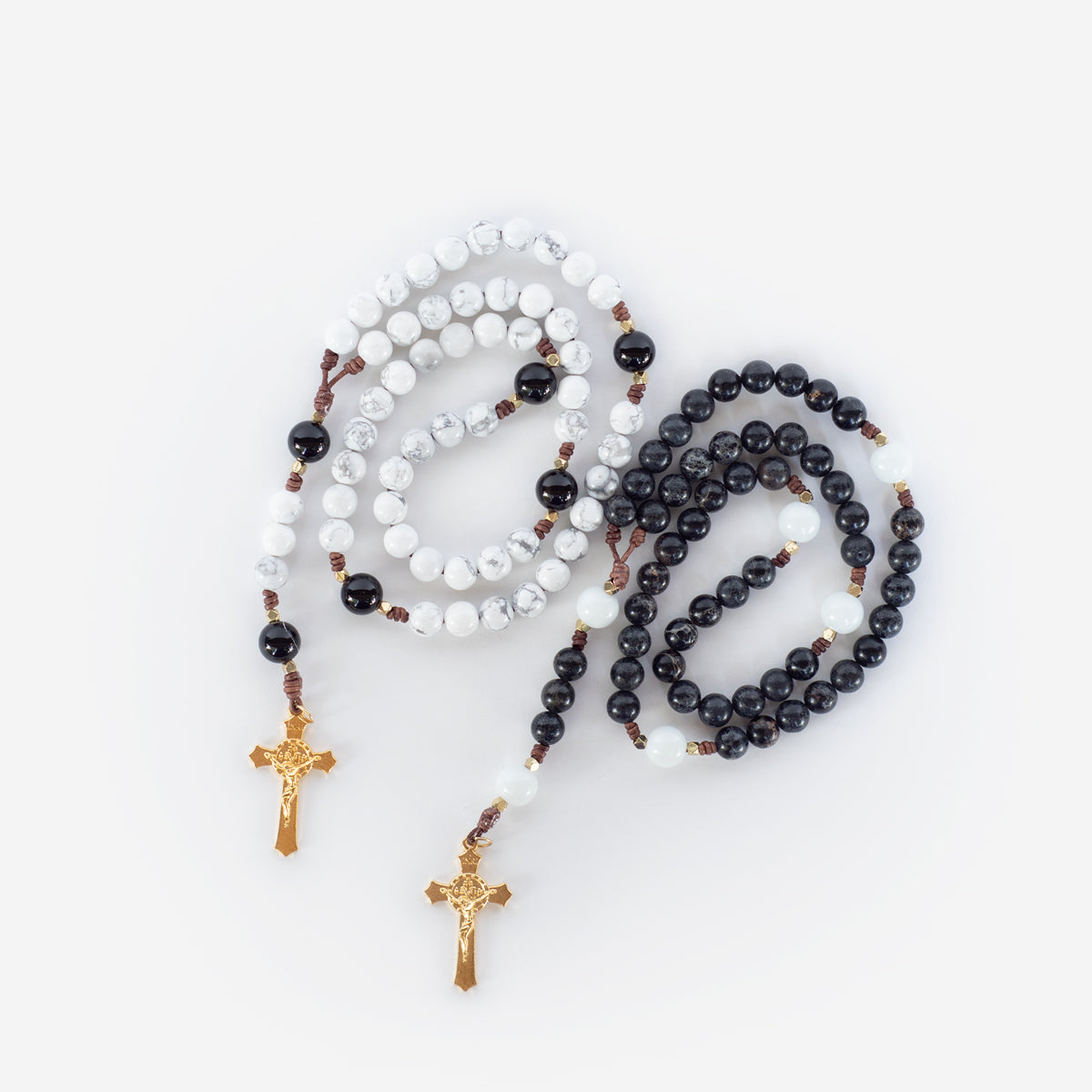 Bride & Groom Handmade Rosary Set