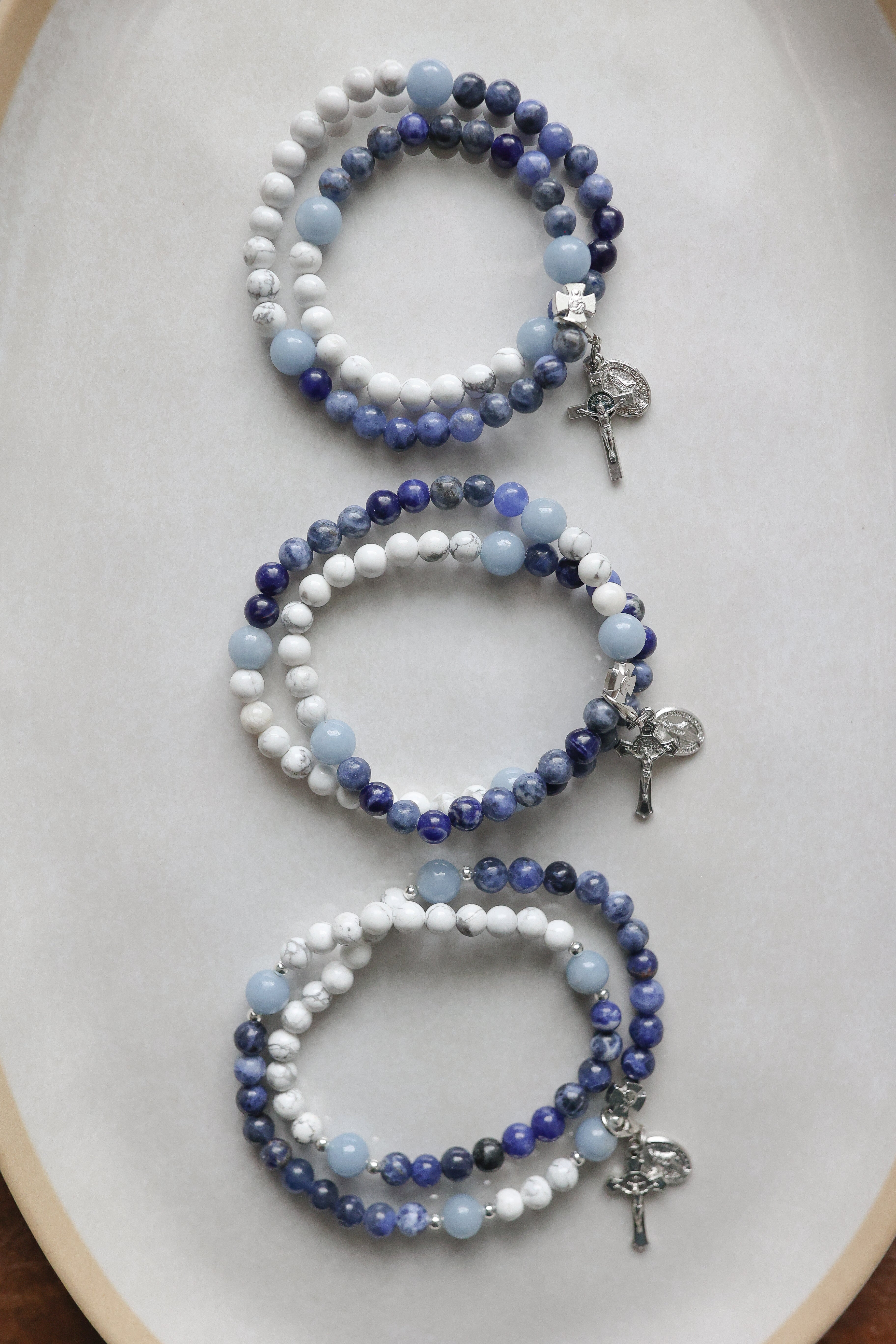 Calcutta Stretch & Wrap Rosary Bracelet