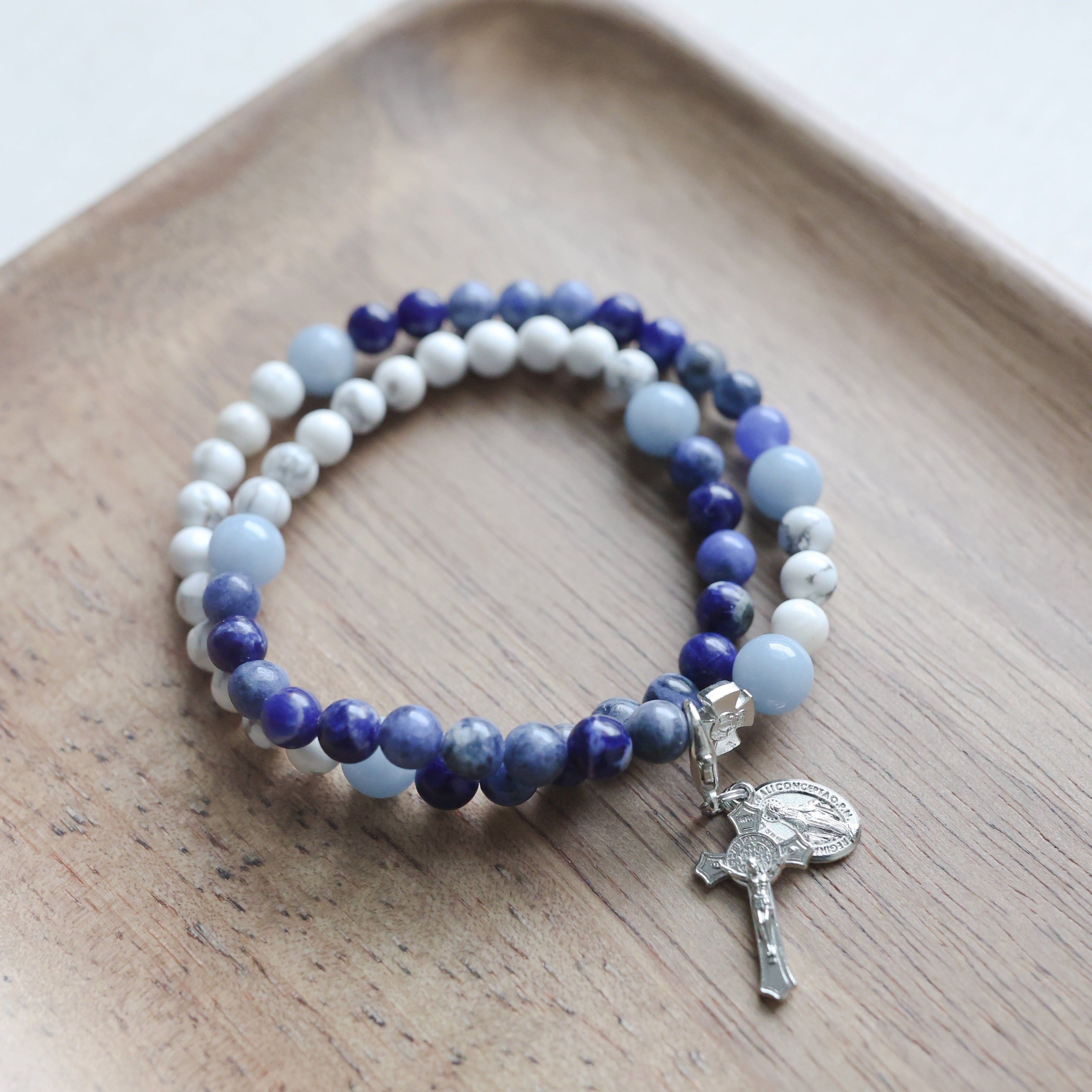 Calcutta Stretch & Wrap Rosary Bracelet