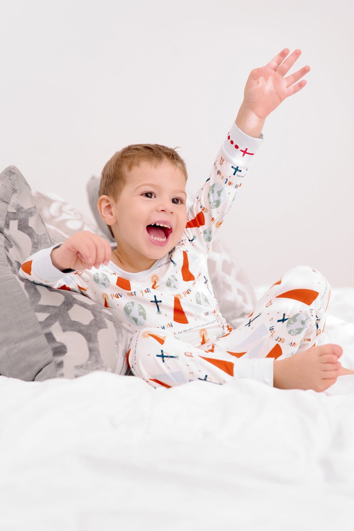 Divine Mercy Two Piece Kids Pajamas