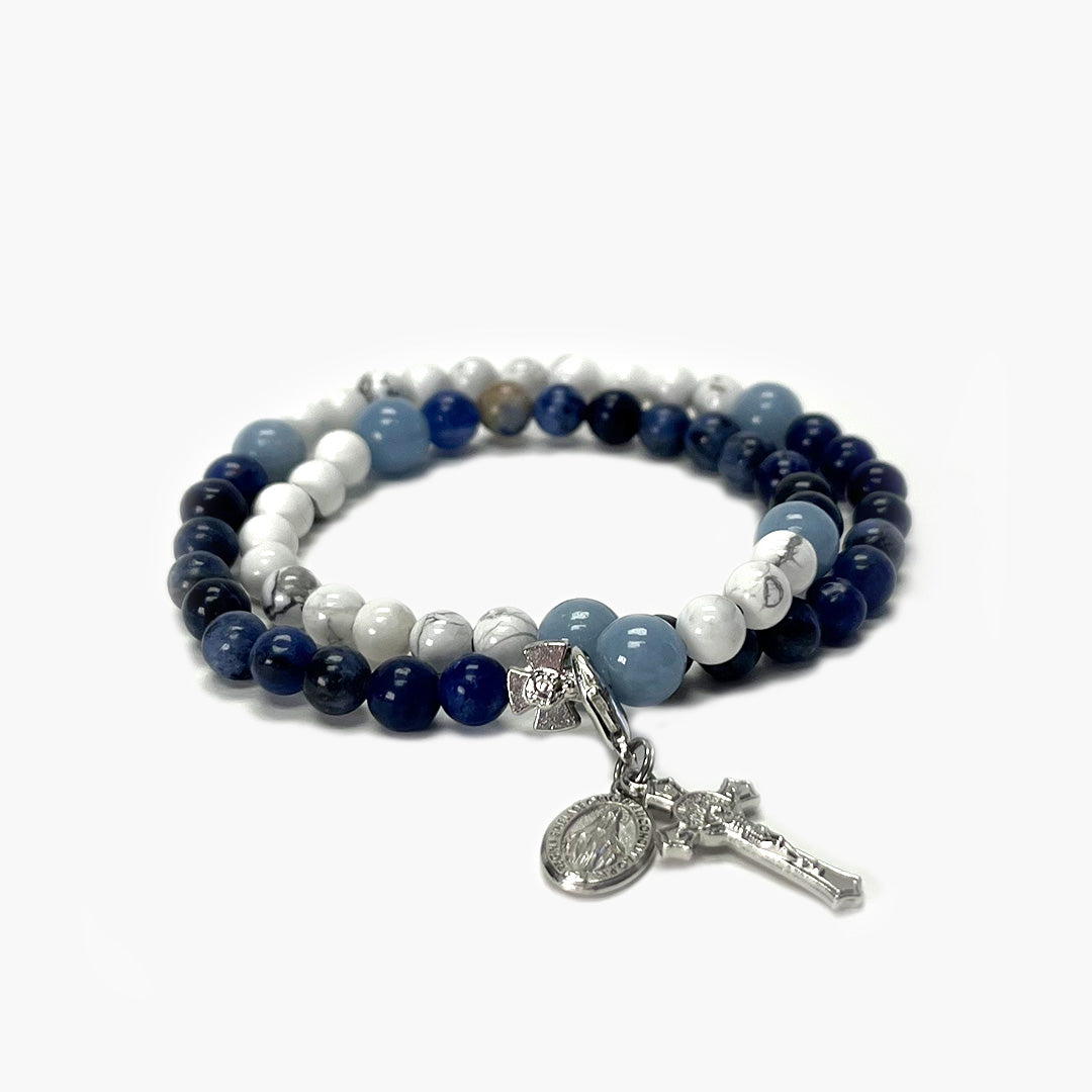 Calcutta Stretch & Wrap Rosary Bracelet