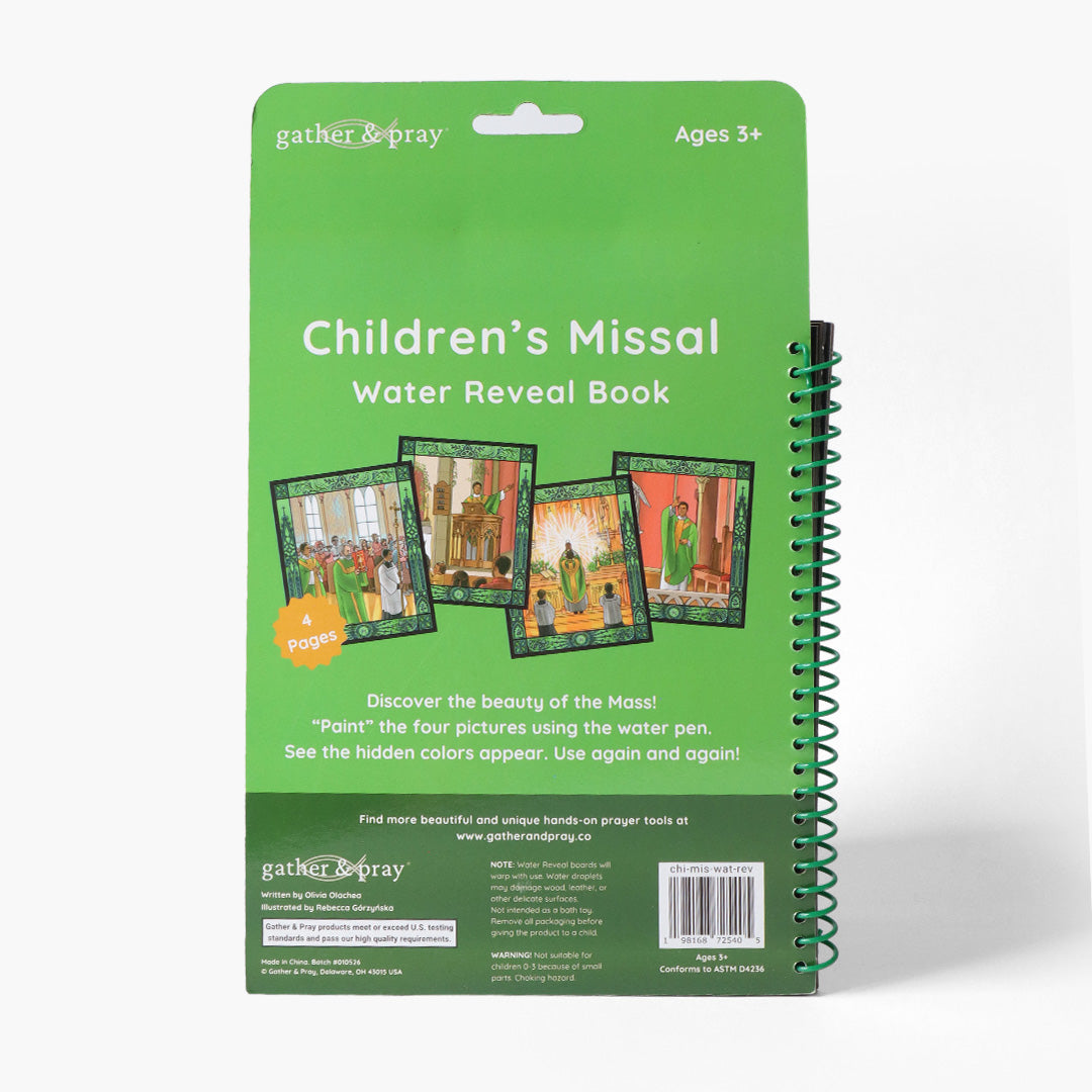 Children's Missal Water Reveal Book