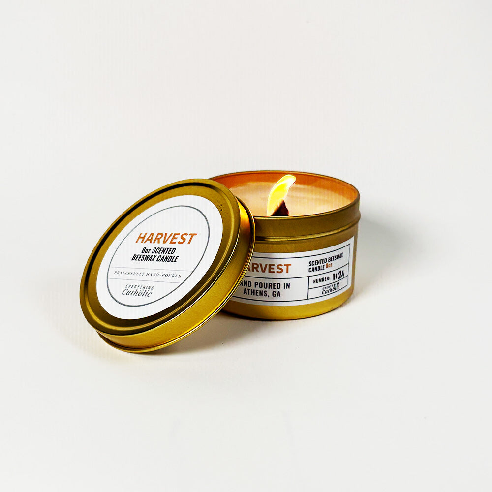 Harvest Beeswax Candle