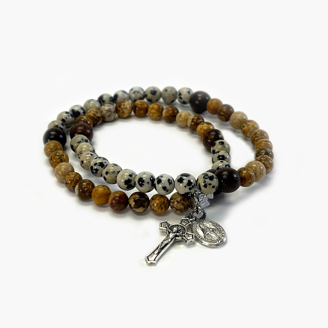 Kolbe Stretch & Wrap Rosary Bracelet