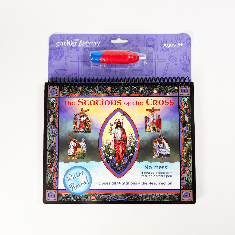 Stations of the Cross Water Reveal Book