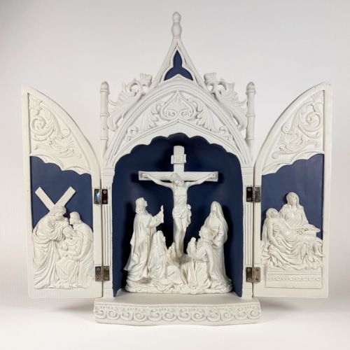 14" Crucifixion Triptych