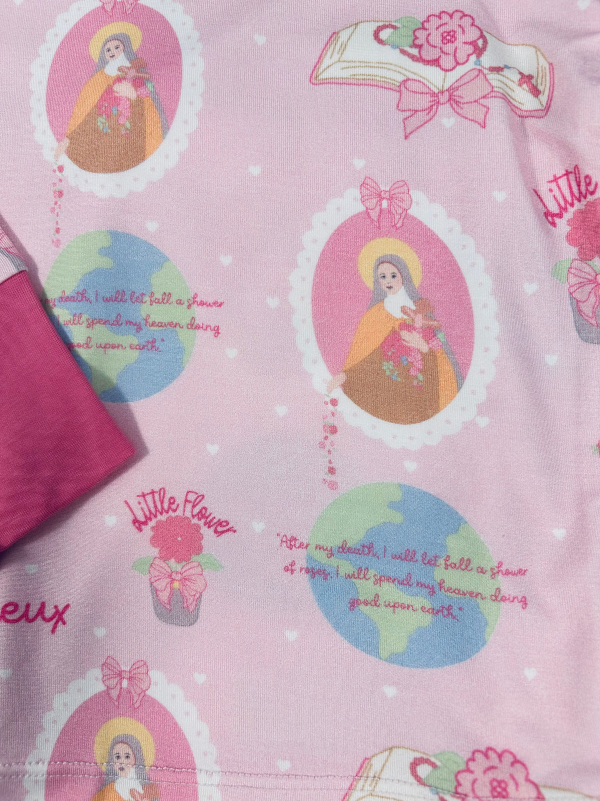 St. Thérèse of Lisieux Two Piece kids Pajamas
