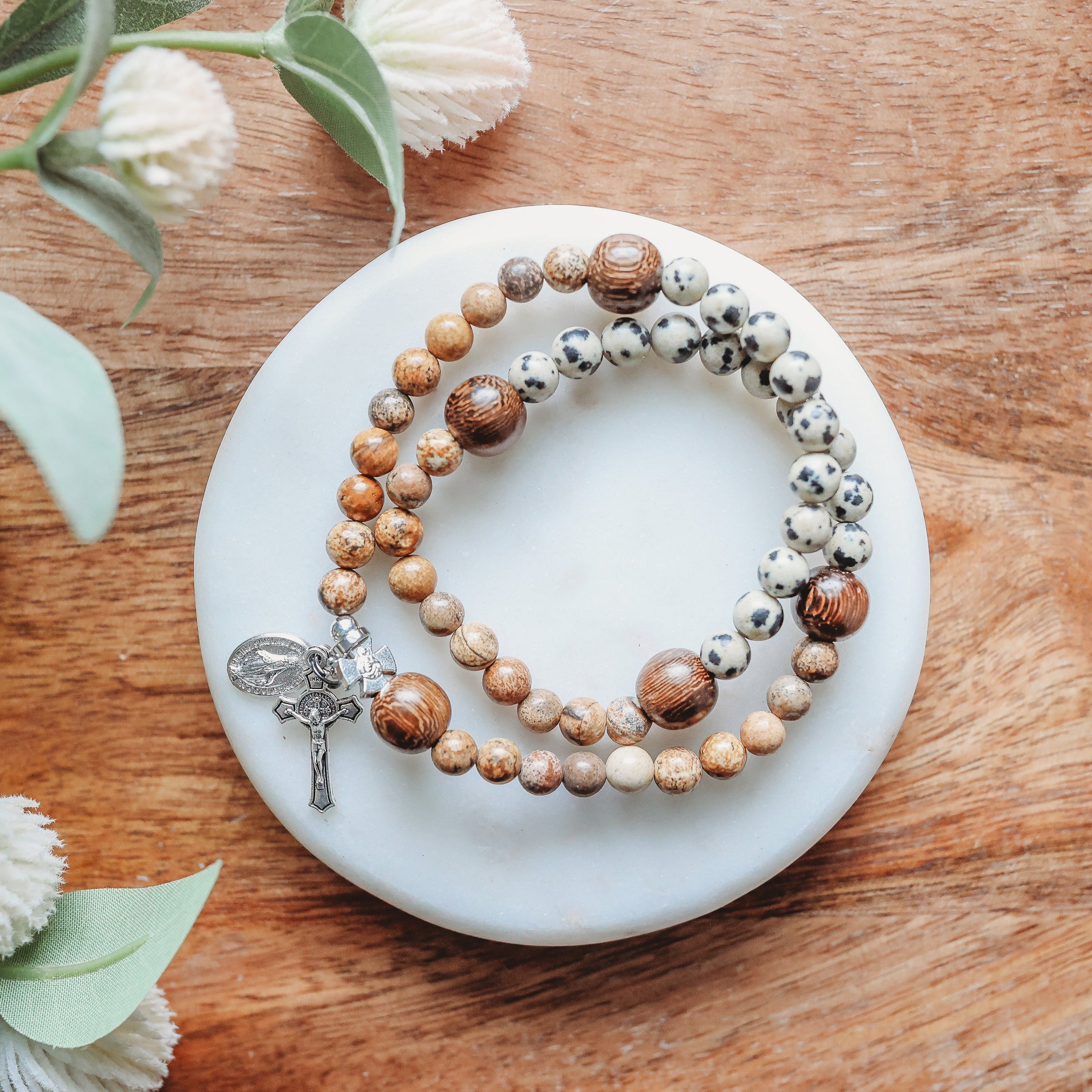 Kolbe Stretch & Wrap Rosary Bracelet